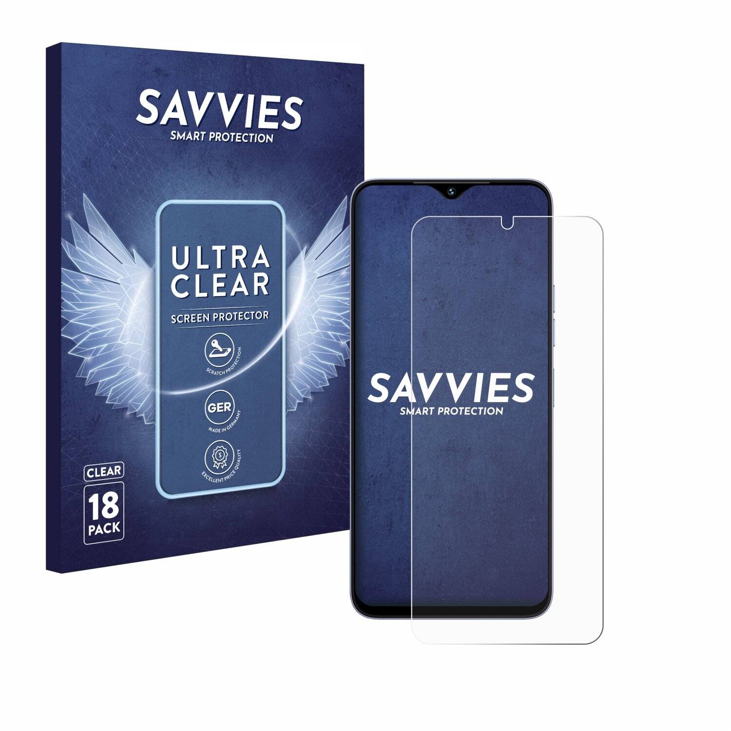 18x Savvies Displayschutz-Folie für Umidigi