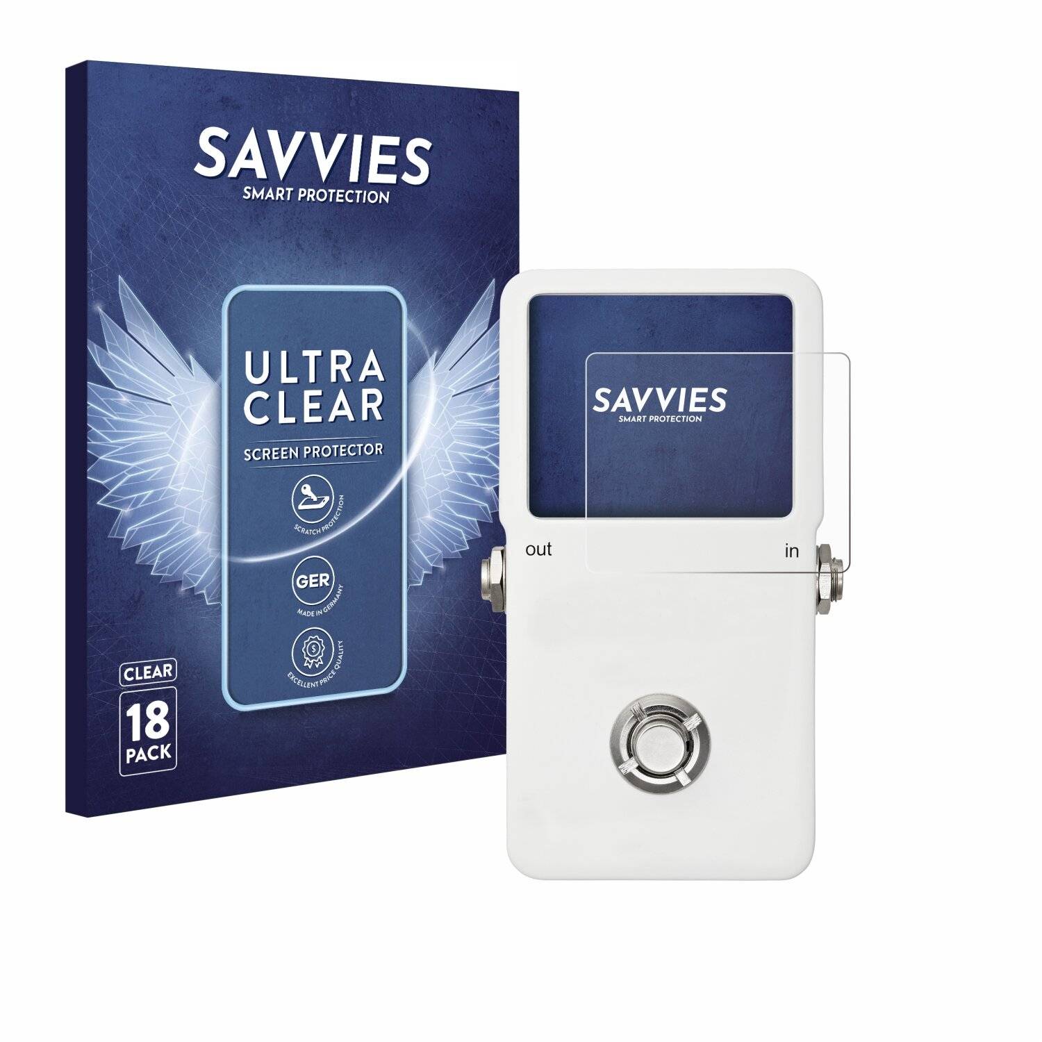 18x Savvies Displayschutz-Folie für TC Electronic