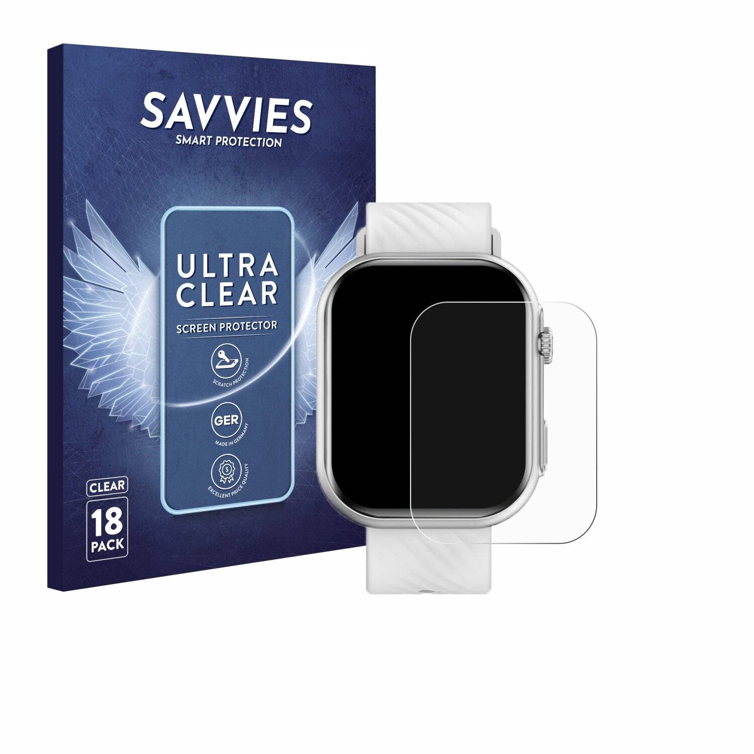 18x Savvies Displayschutz-Folie für Holalei