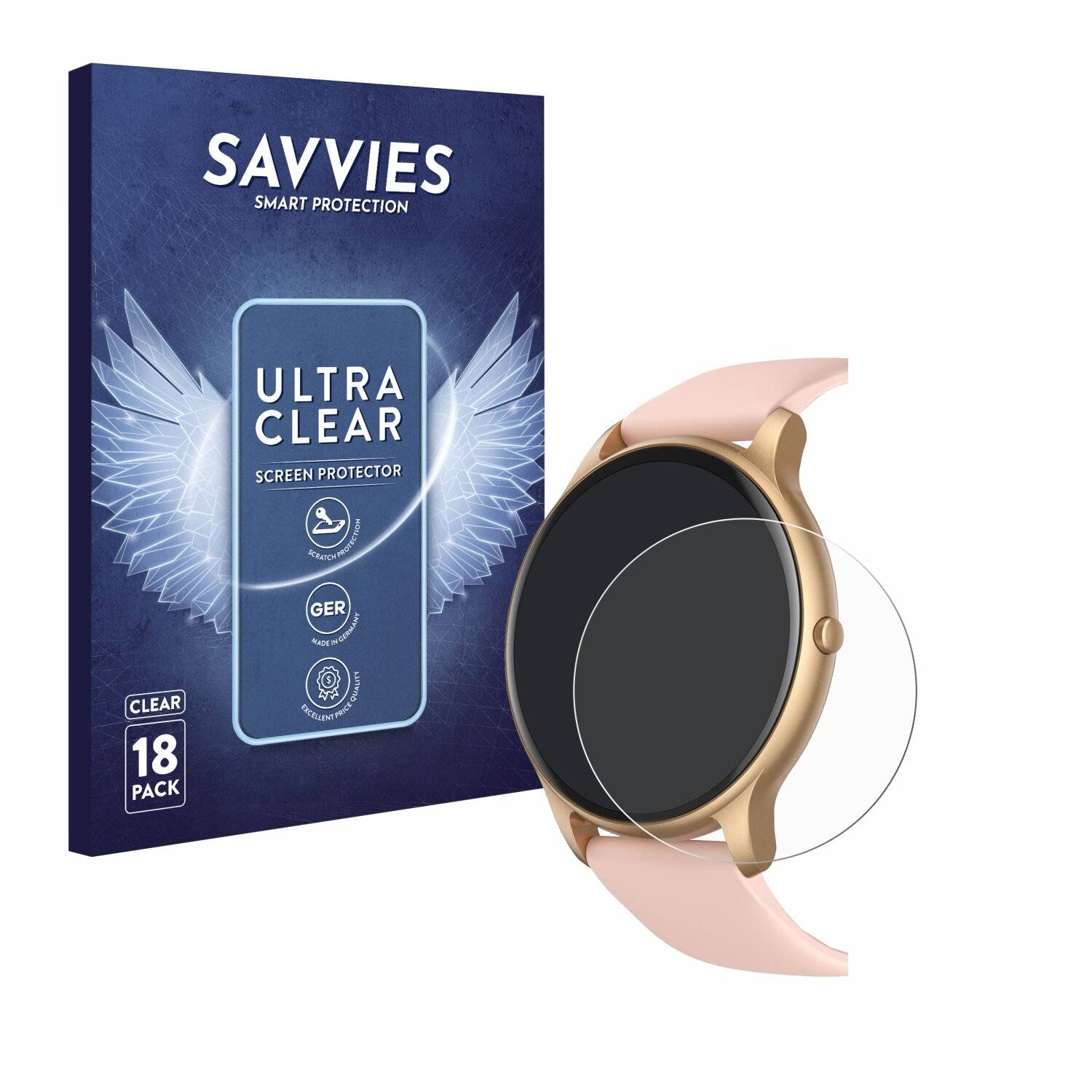 18x Savvies Displayschutz-Folie für AGPtek SR2