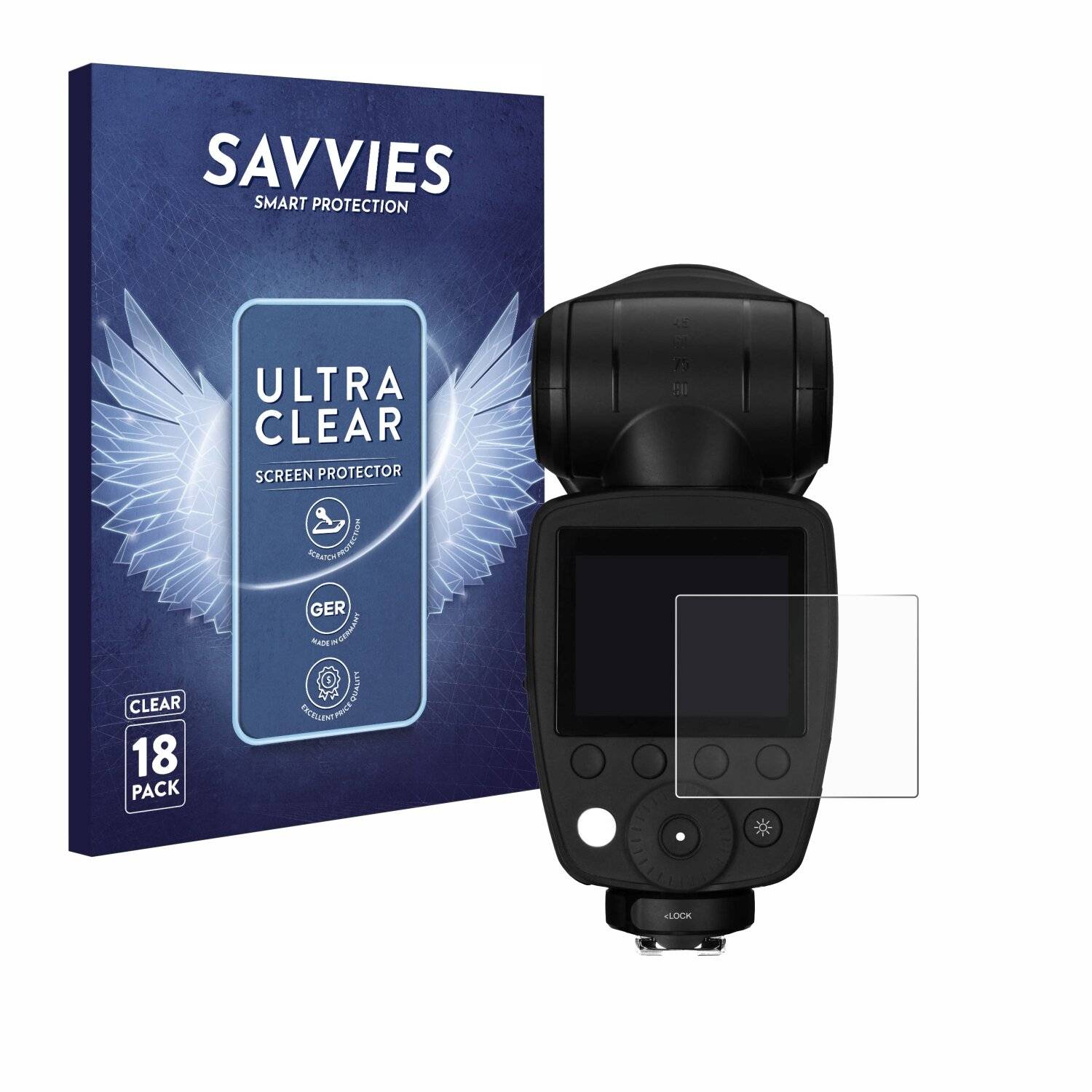 18x Savvies Displayschutz-Folie für Profoto