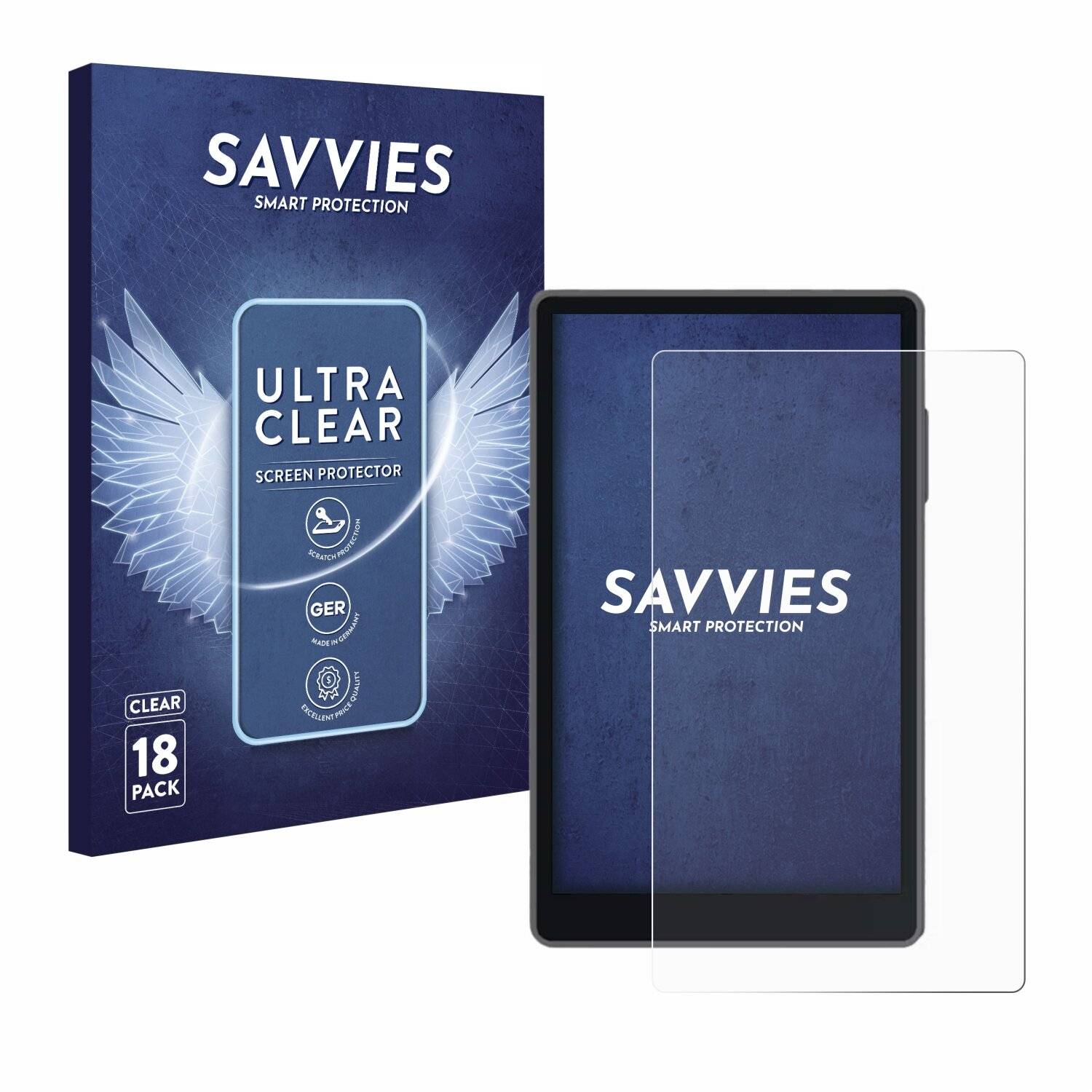 18x Savvies Displayschutz-Folie für Keystone 3
