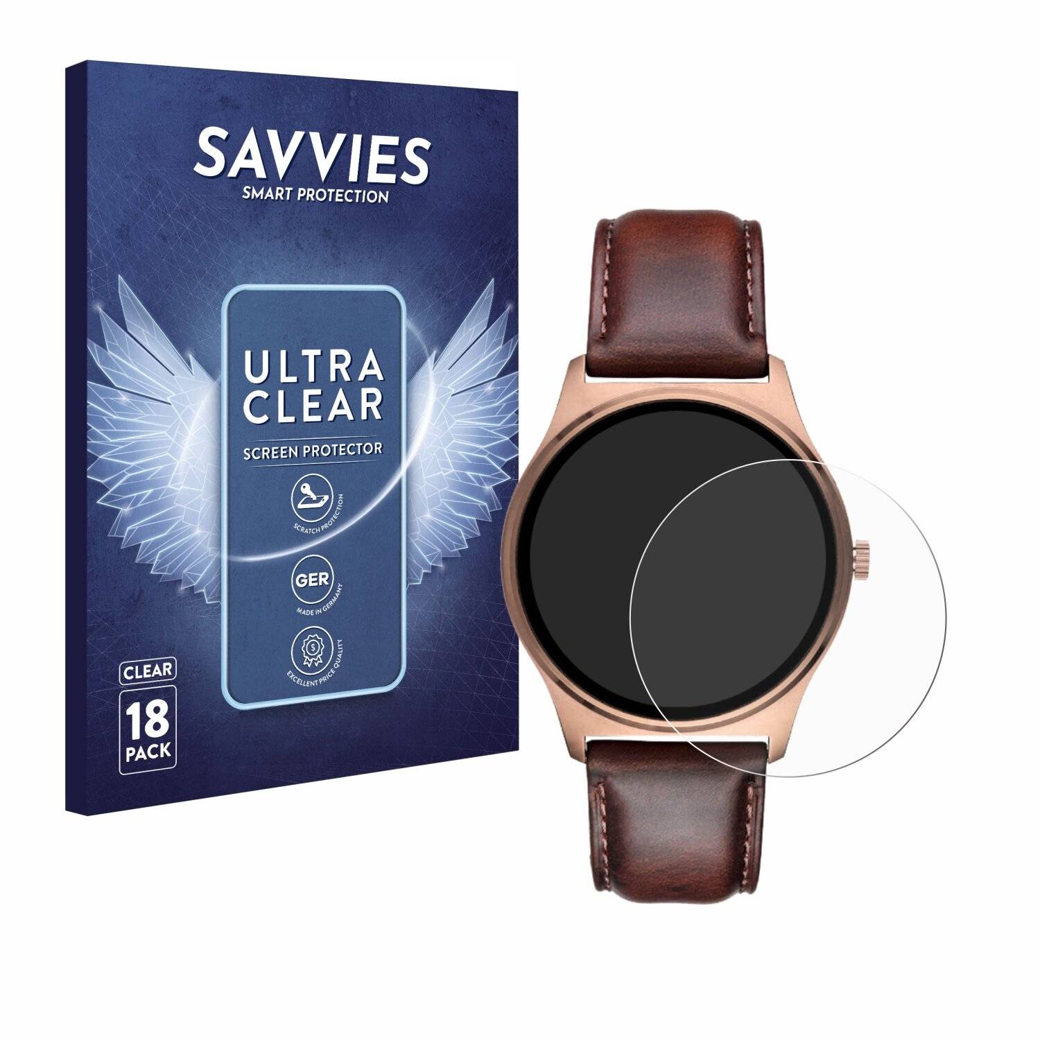 18x Savvies Displayschutz-Folie für Xcoast QIN XC
