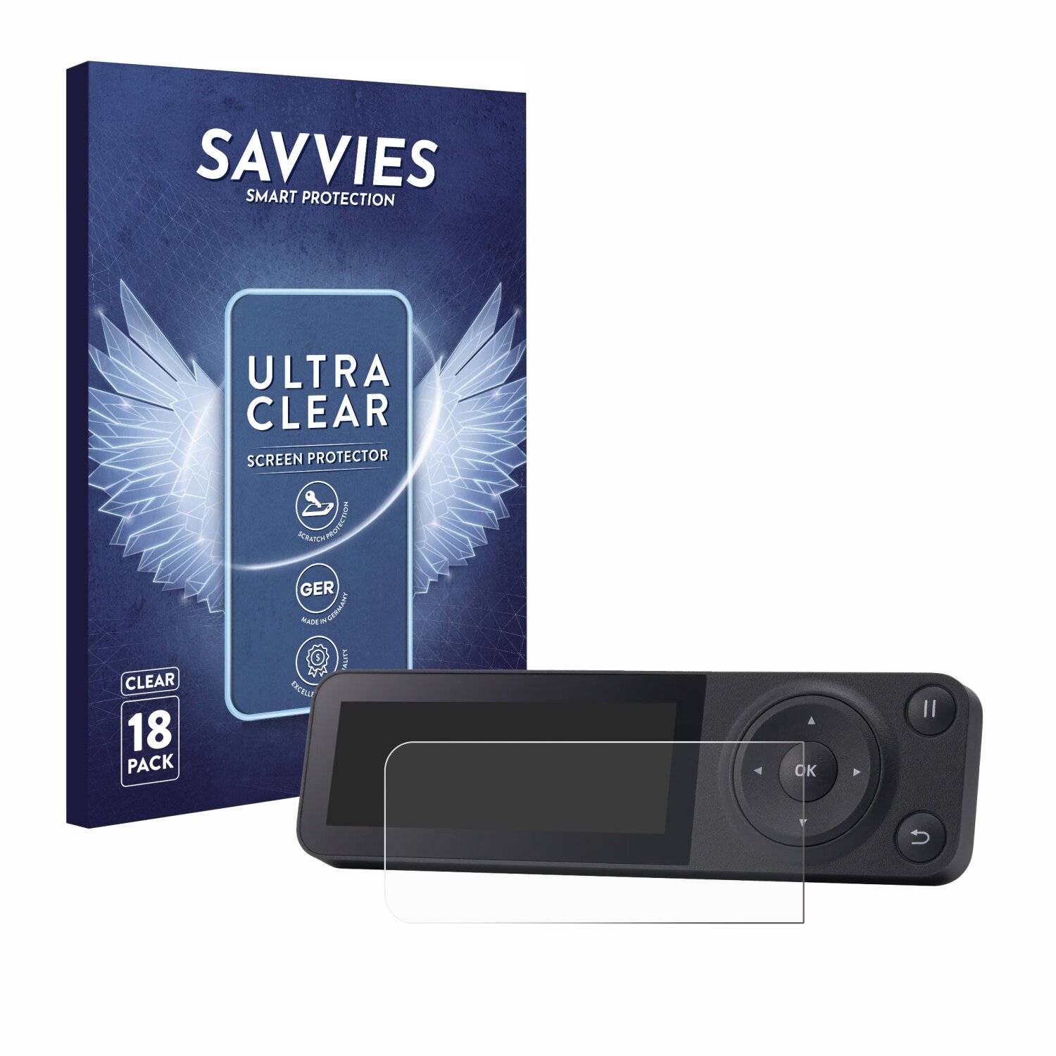 18x Savvies Displayschutz-Folie für Bambu Lab P1P 3D