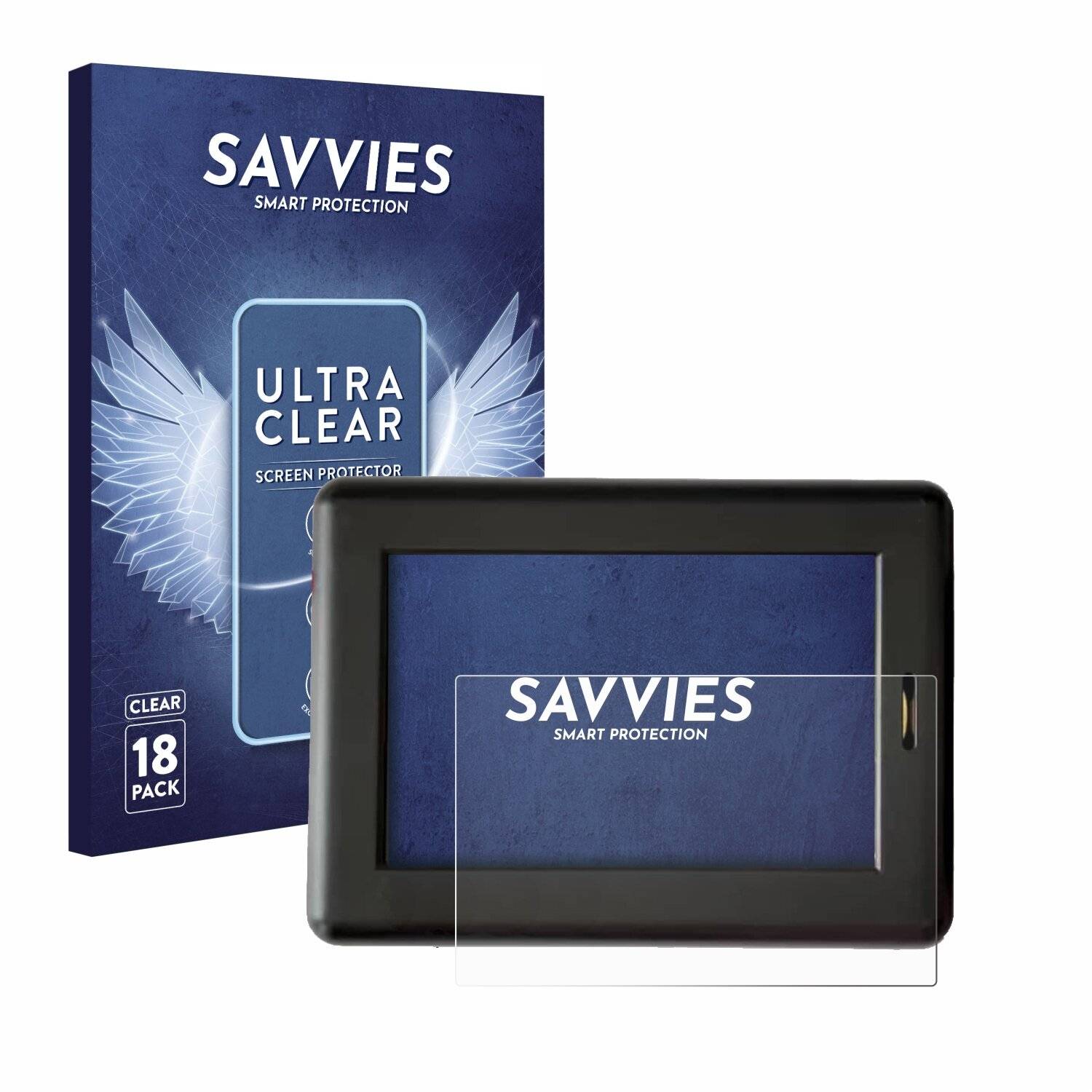 18x Savvies Displayschutz-Folie für XC Tracer Maxx