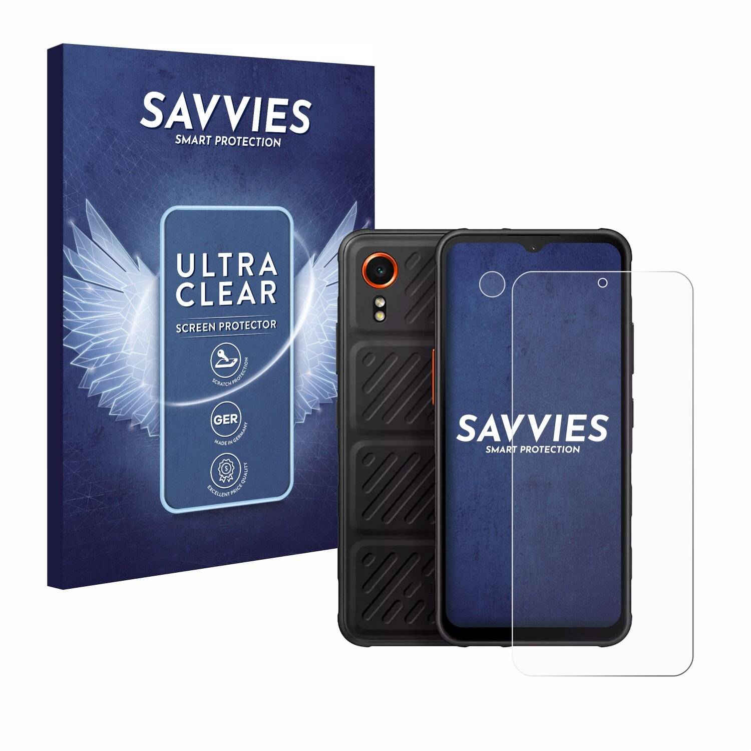 18x Savvies Displayschutz-Folie für Samsung Galaxy XCover 7