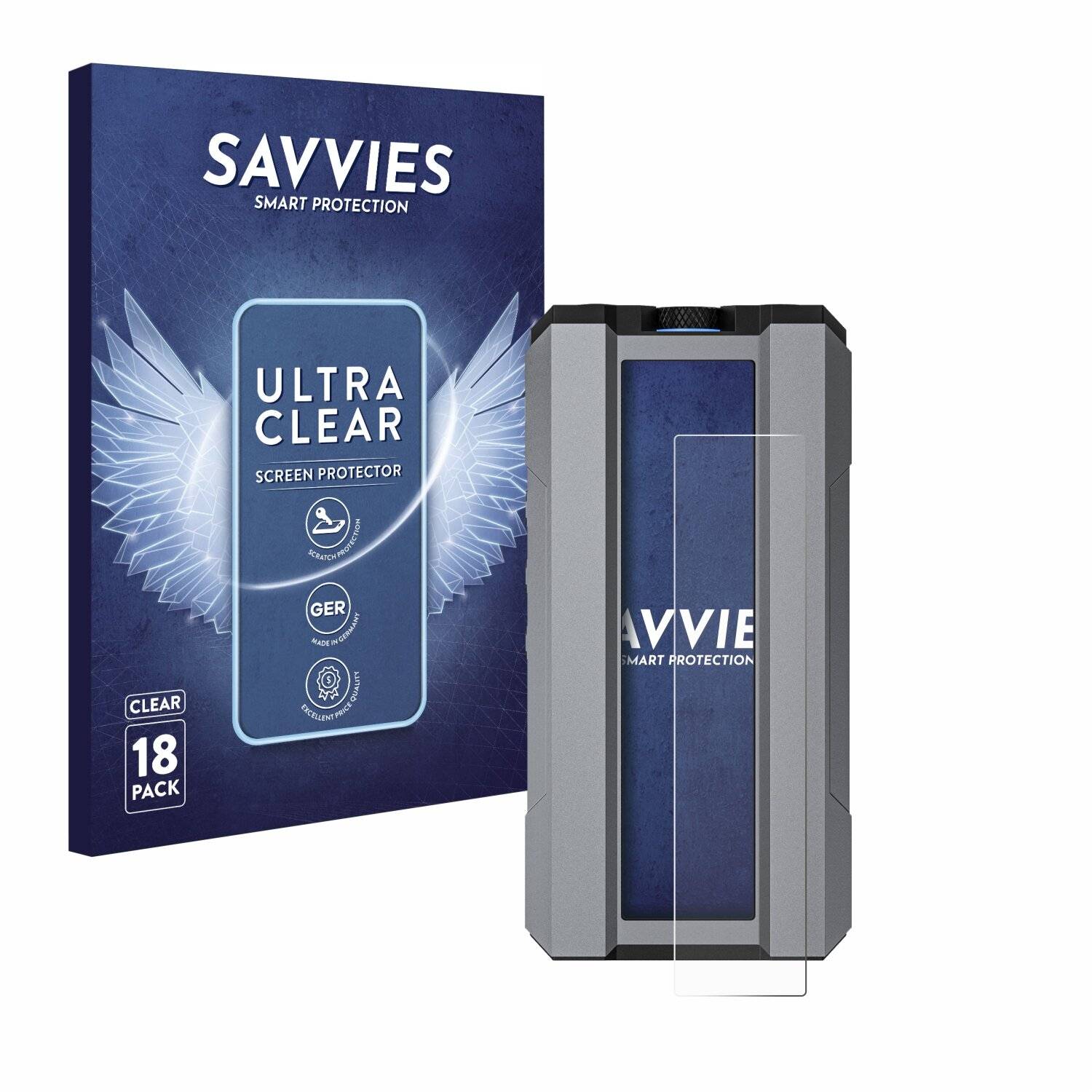 18x Savvies Displayschutz-Folie für FiiO
