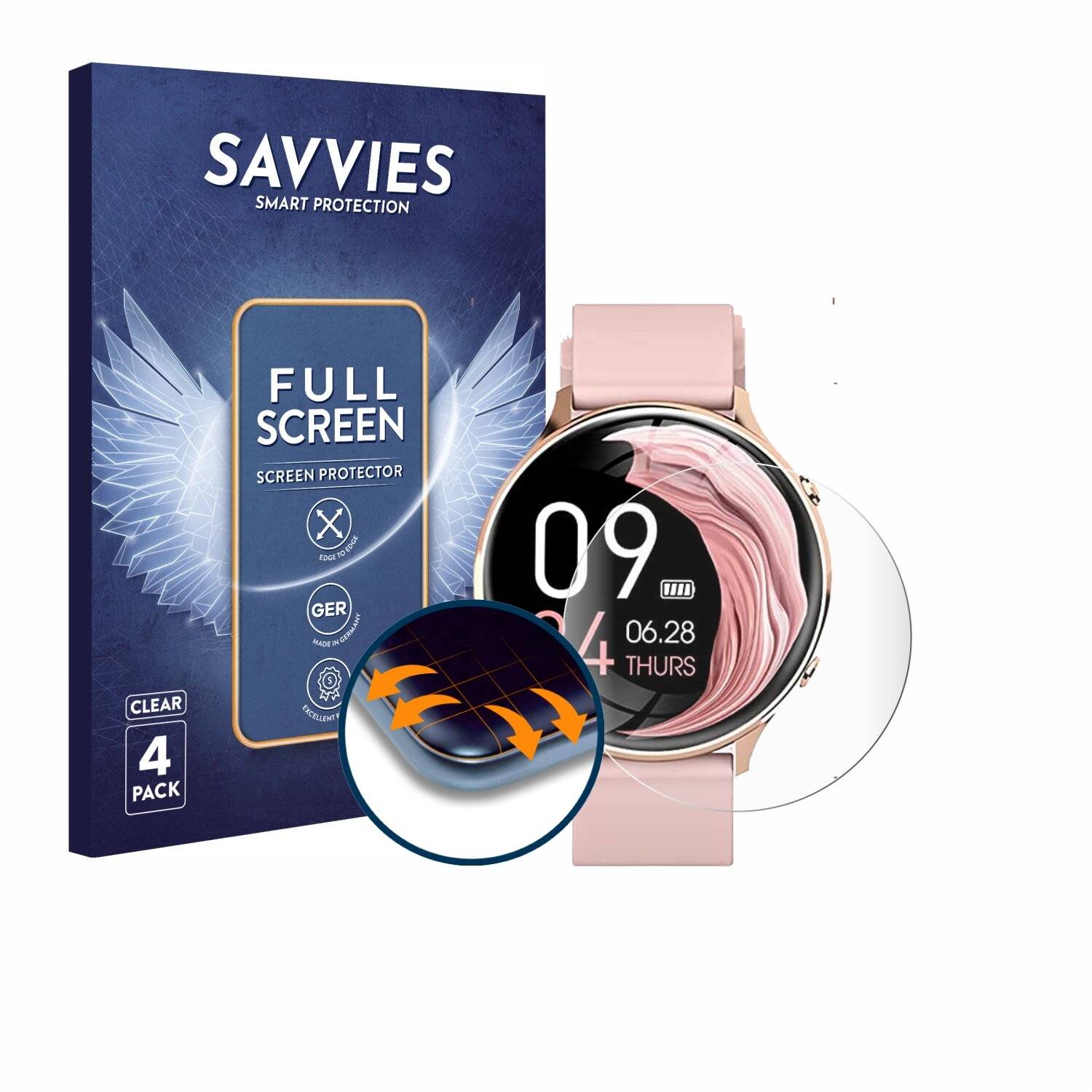 4x Savvies Full-Screen Folie für Banlvs