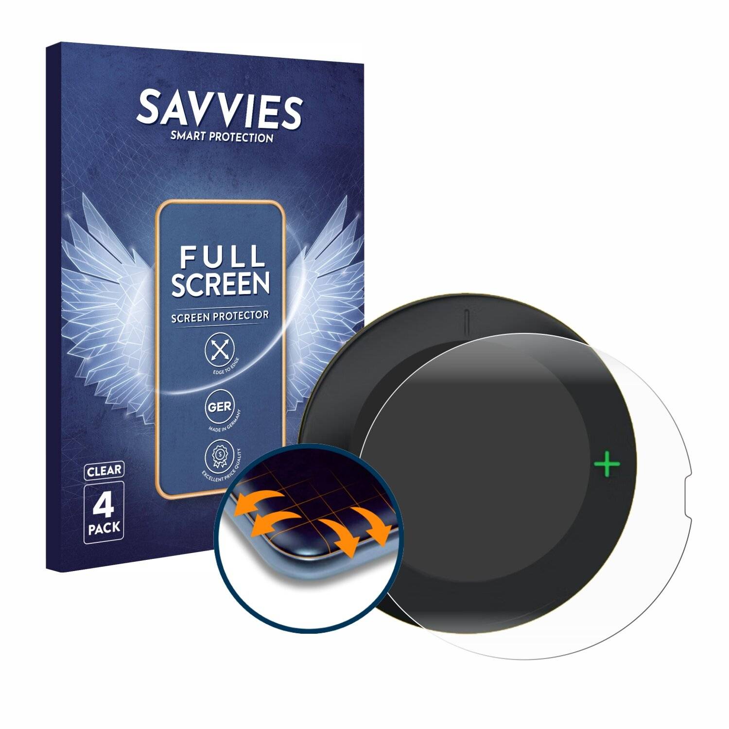 4x Savvies Full-Screen Folie für Beeline Velo