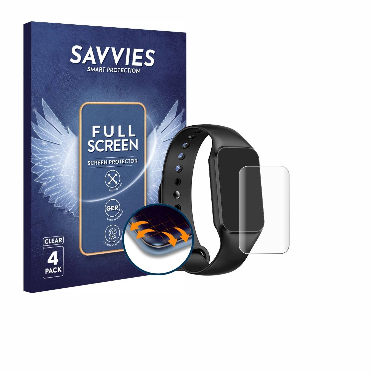4x Savvies Full-Screen Folie für Iowodo R1
