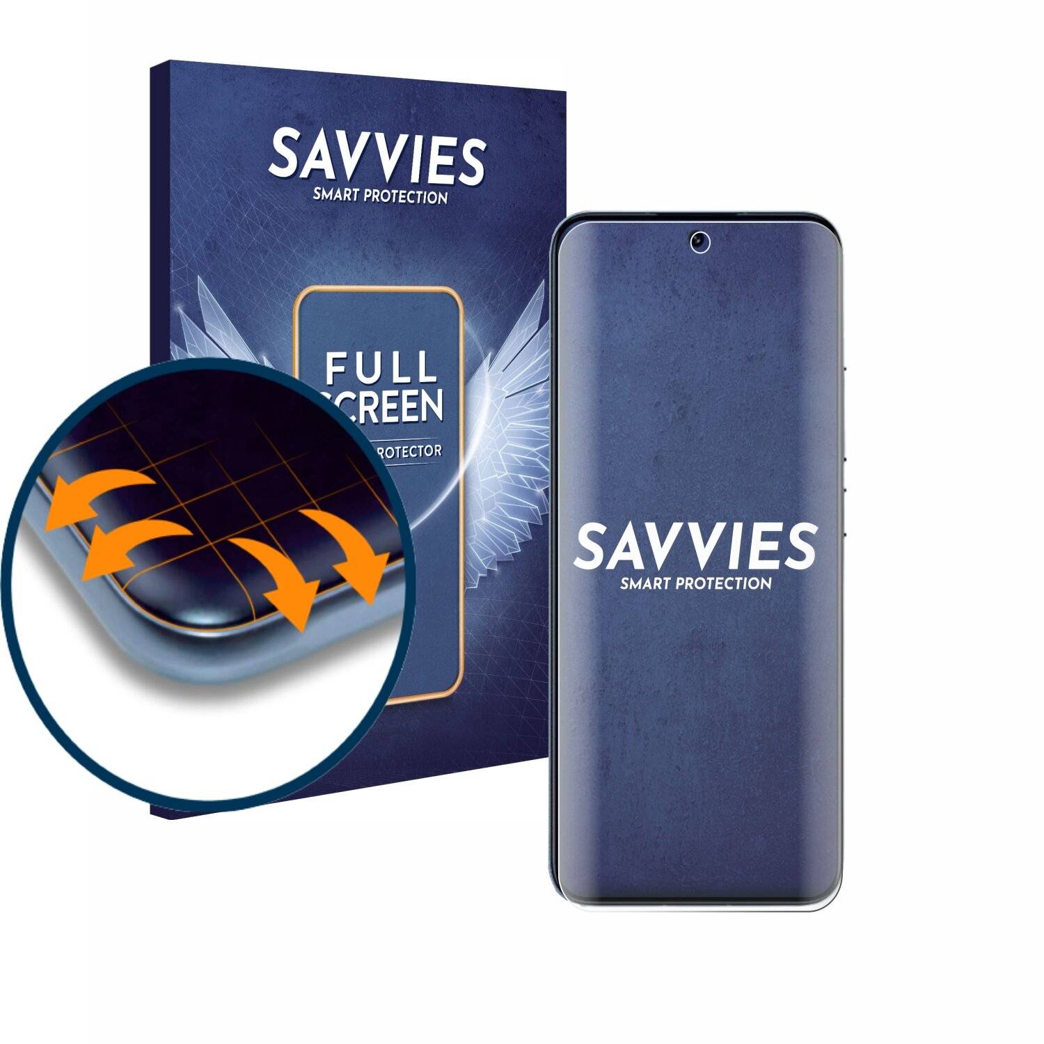 4x Savvies Full-Screen Folie für Xiaomi