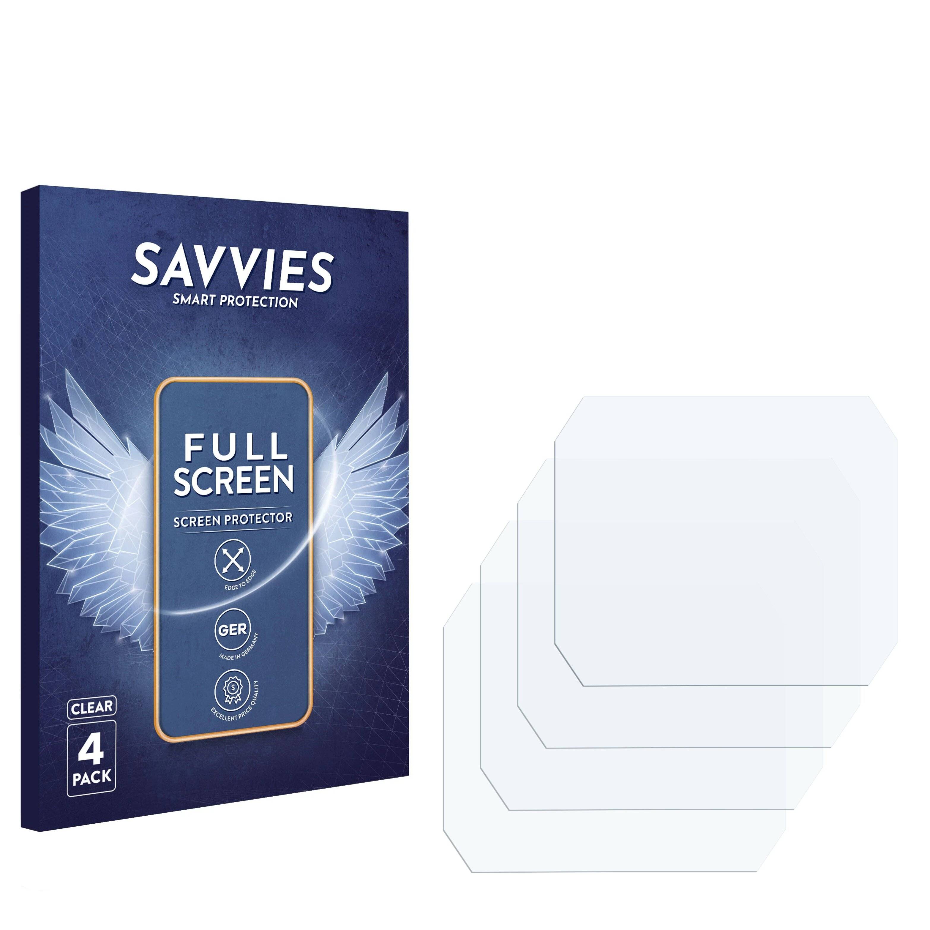 4x Savvies Full-Screen Folie für Casio W-86-1VQES
