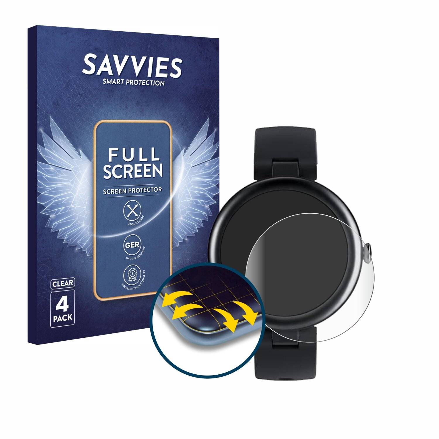 4x Savvies Full-Screen Folie für SHANG WING Lynn
