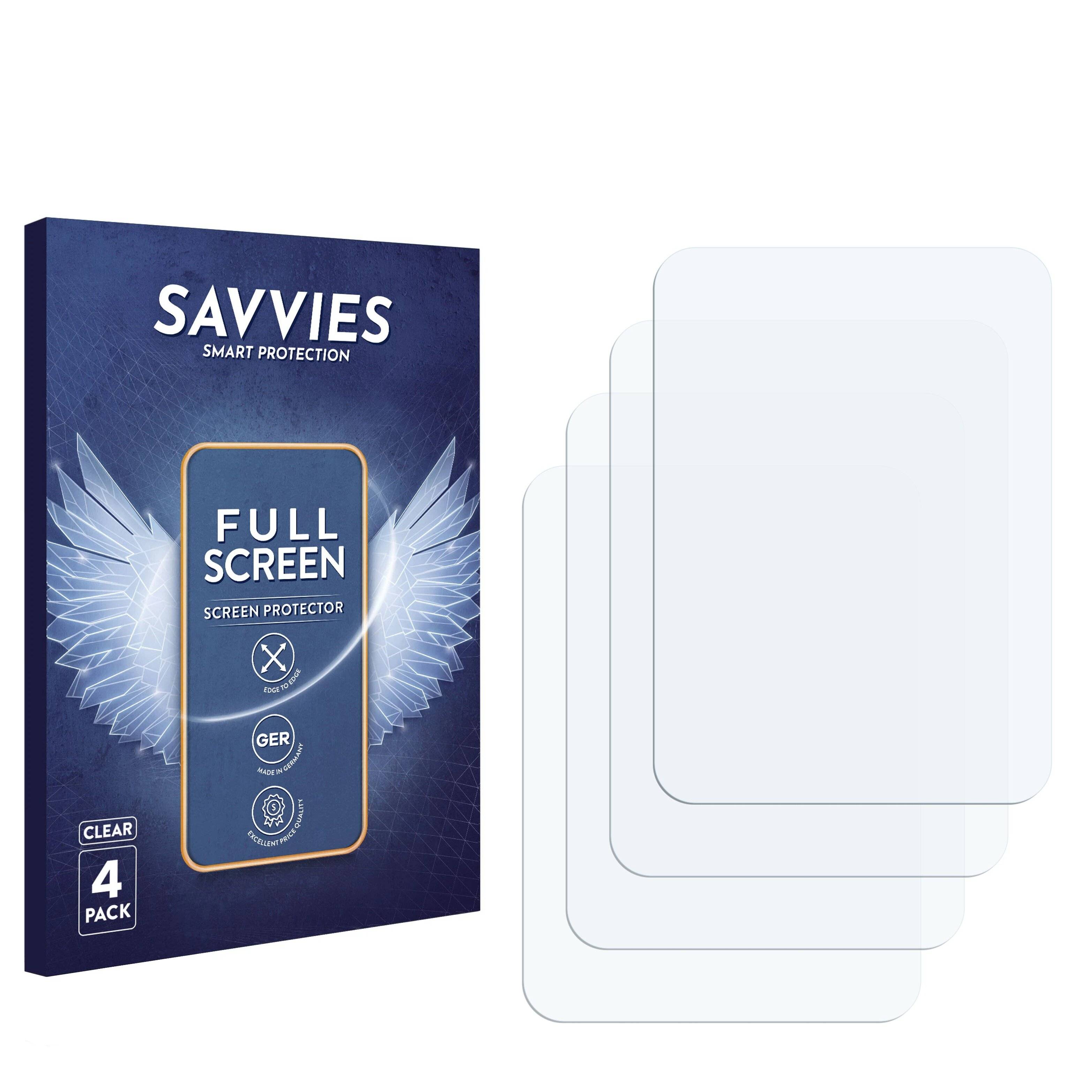 4x Savvies Full-Screen Folie für Zooaoxo