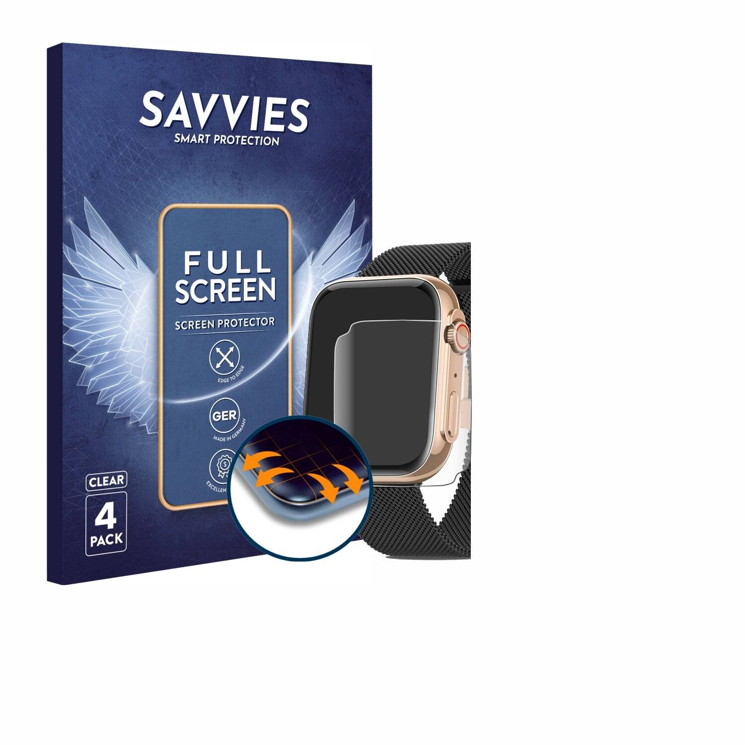 4x Savvies Full-Screen Folie für Aimiuvei G36