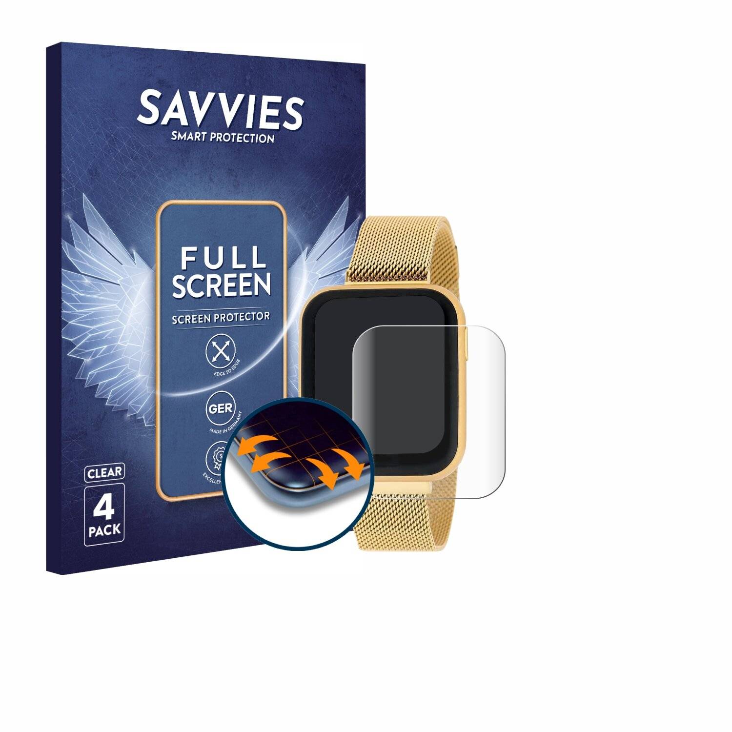 4x Savvies Full-Screen Folie für Liu Jo SWLJ053
