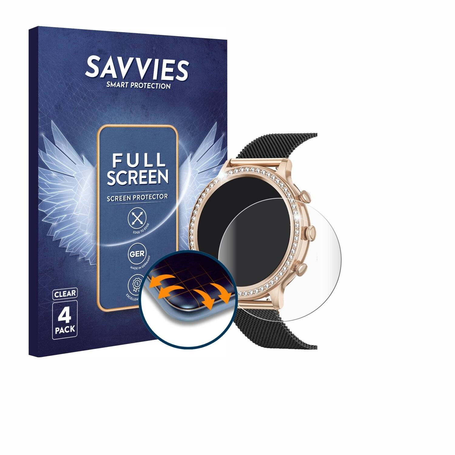 4x Savvies Full-Screen Folie für Xinghesf i70