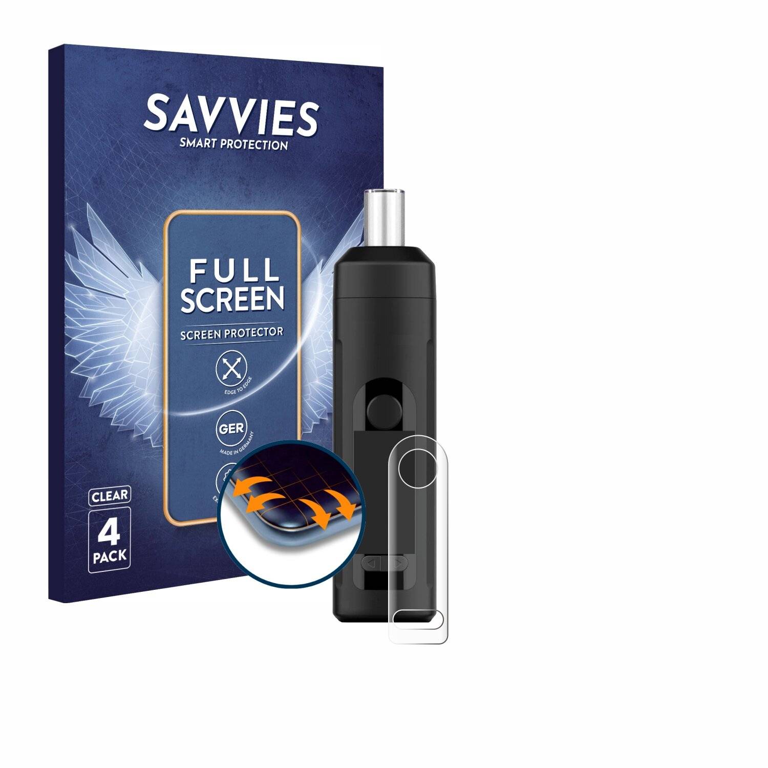 4x Savvies Full-Screen Folie für Norddampf