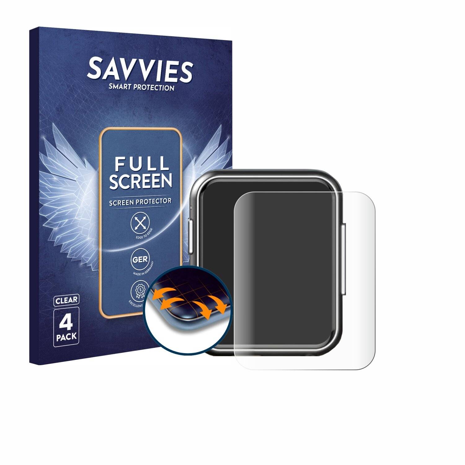 4x Savvies Full-Screen Folie für BMDSAE