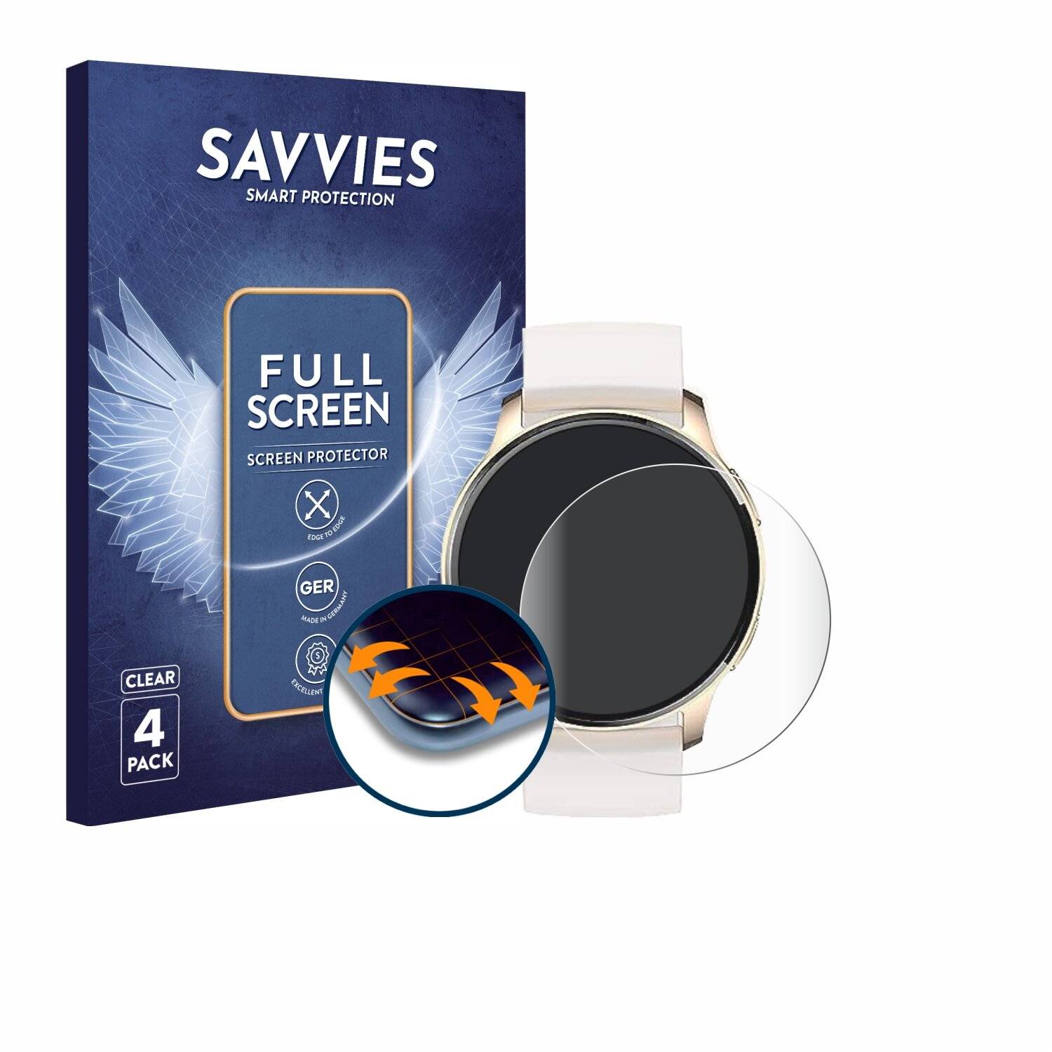 4x Savvies Full-Screen Folie für Iaret I50