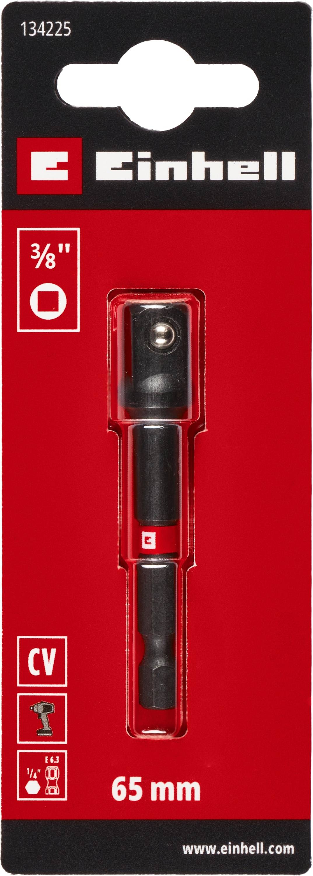 EINHELL Steckschlüssel-Adapter, 134225, 3/8", Impakt, 65 mm