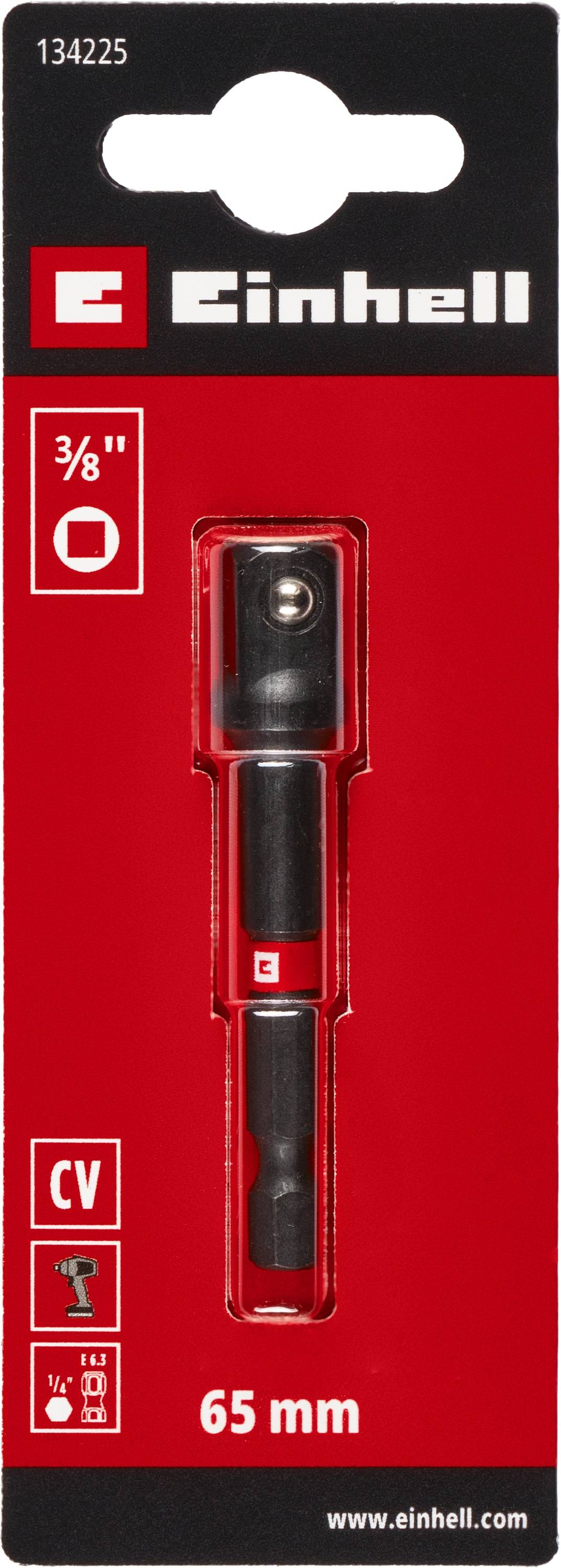 EINHELL Steckschlüssel-Adapter, 134225, 3/8", Impakt, 65 mm