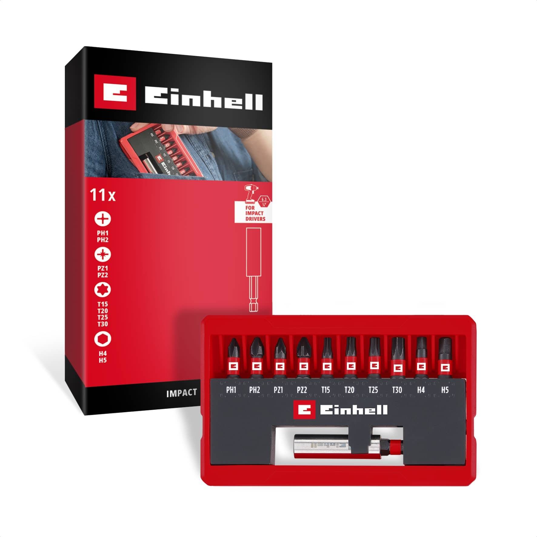 EINHELL Impact-Bit-Set, 118673, 11-teilig