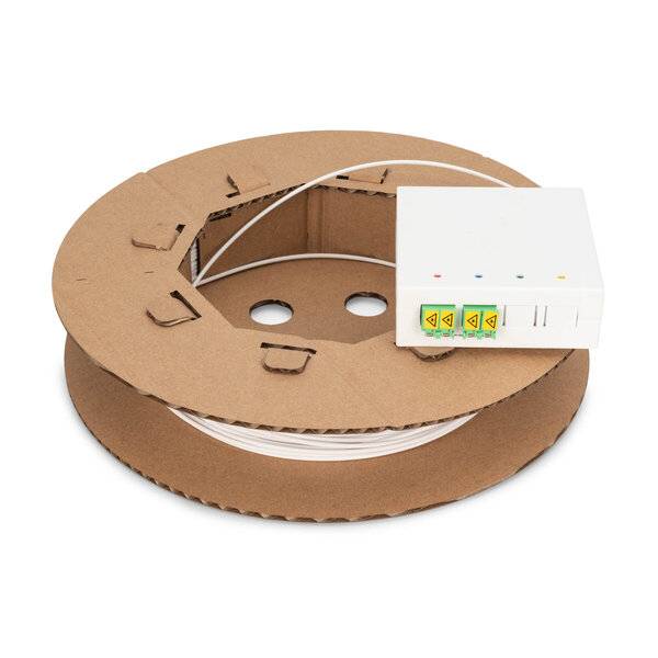 DIGITUS Fttx Installationskit, 4-Faser, LC/APC-Stecker, 30 m