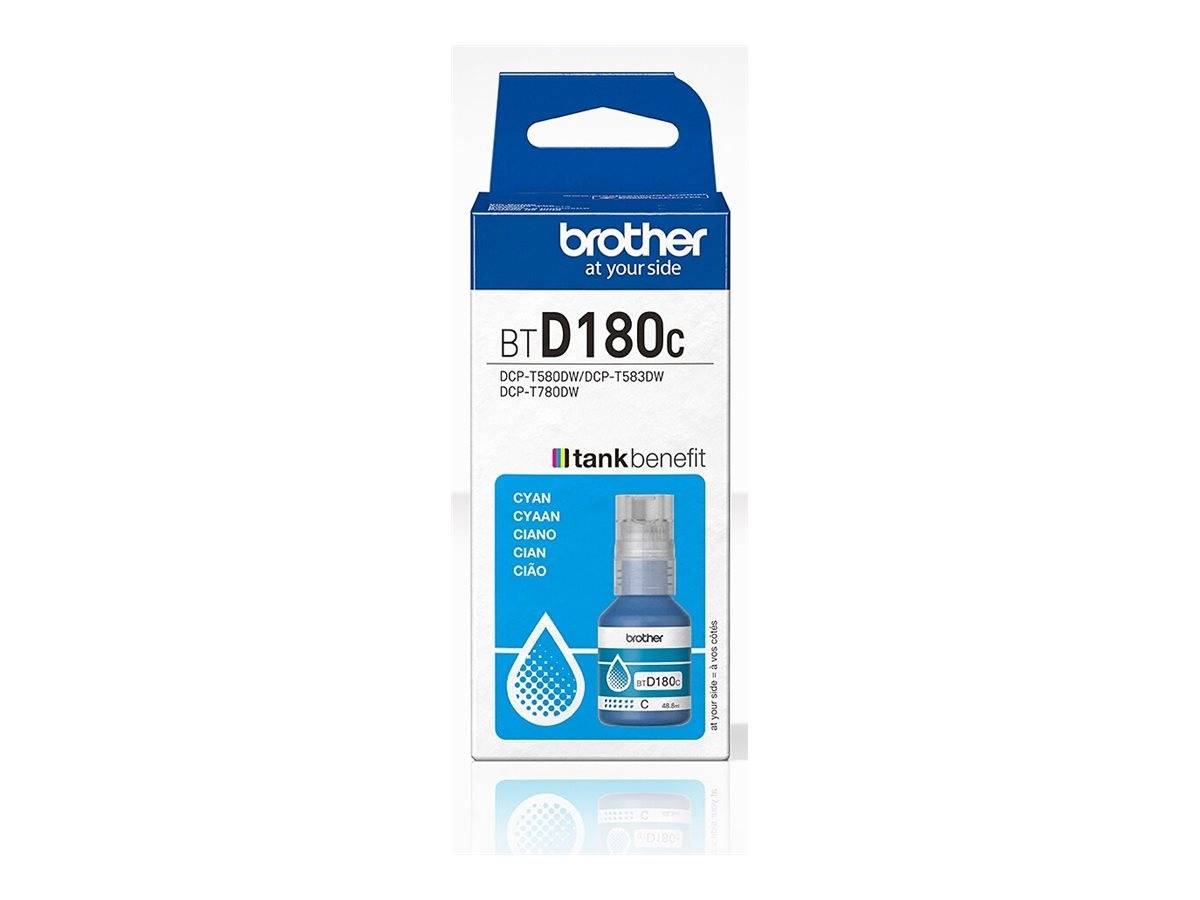 Bruder BTD180C Cyan-Tintenflasche mit 