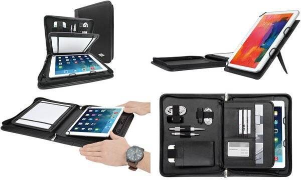 WEDO Tablet Organizer A5 Elegance 9,7 bis 10,5 Zoll Schwarz Multimedia-Technik Zubehör
