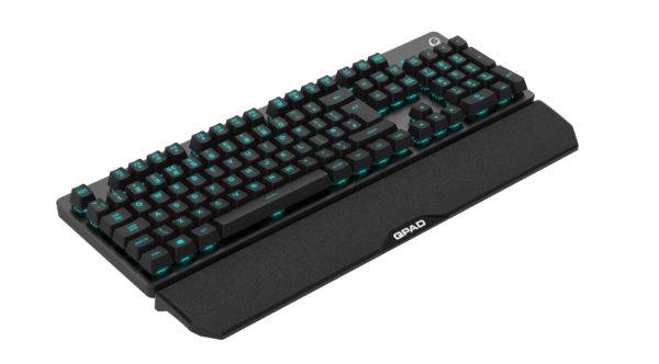 QPAD Gaming Tastatur Pro MK40 schwarz DE Eingabe / Ausgabe Mäuse & Tastaturen
