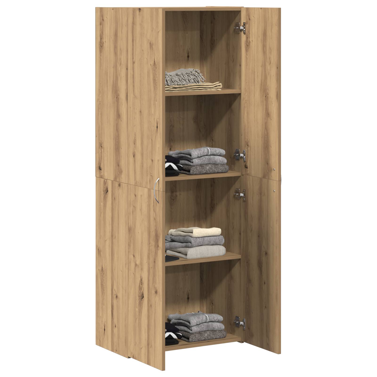 vidaXL Highboard Artisan Eiche 60 x 32 x 153 cm Holzwerkstoff