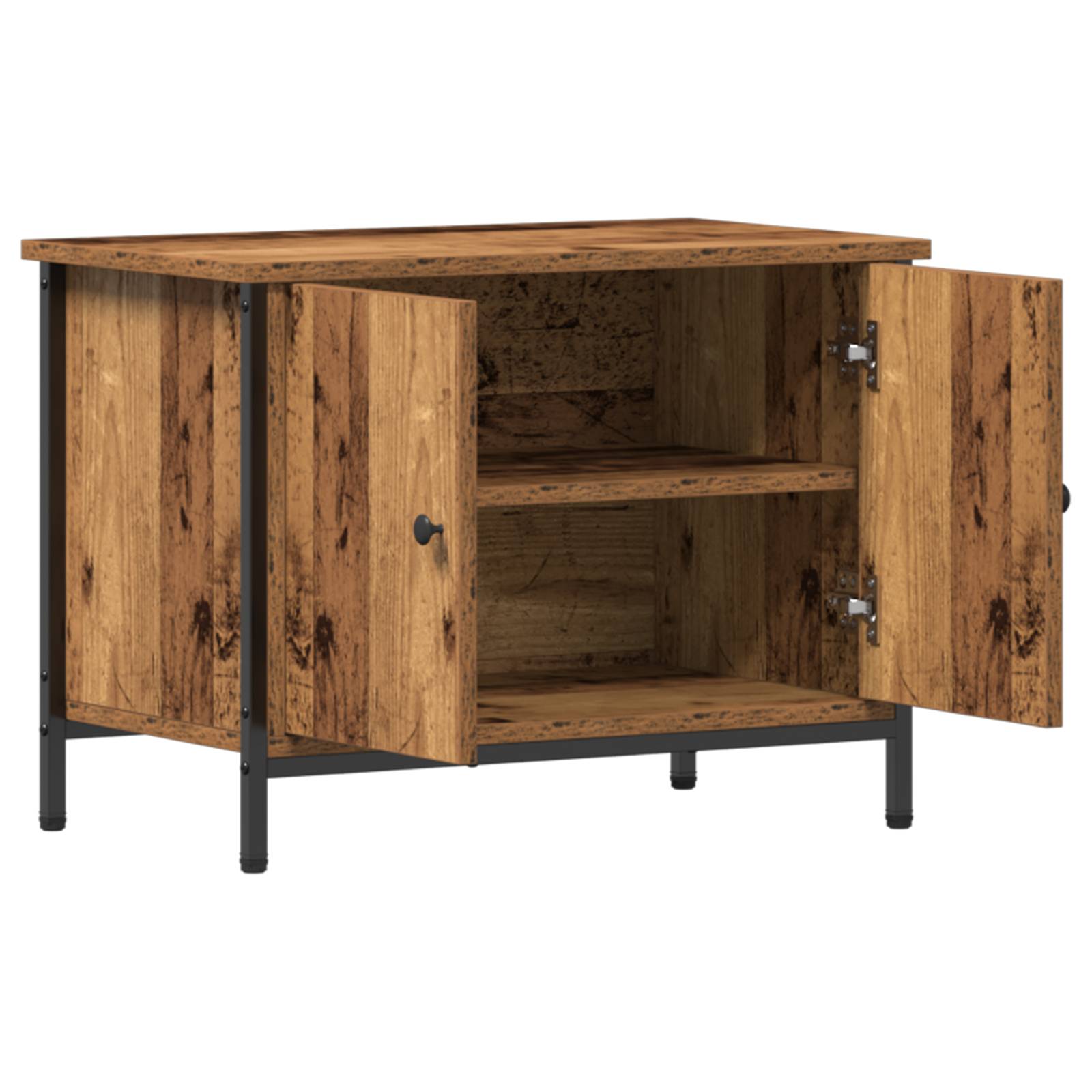 vidaXL Old Wood TV Stand Altholz Holz 60 x 35 x 45 cm Langlebig