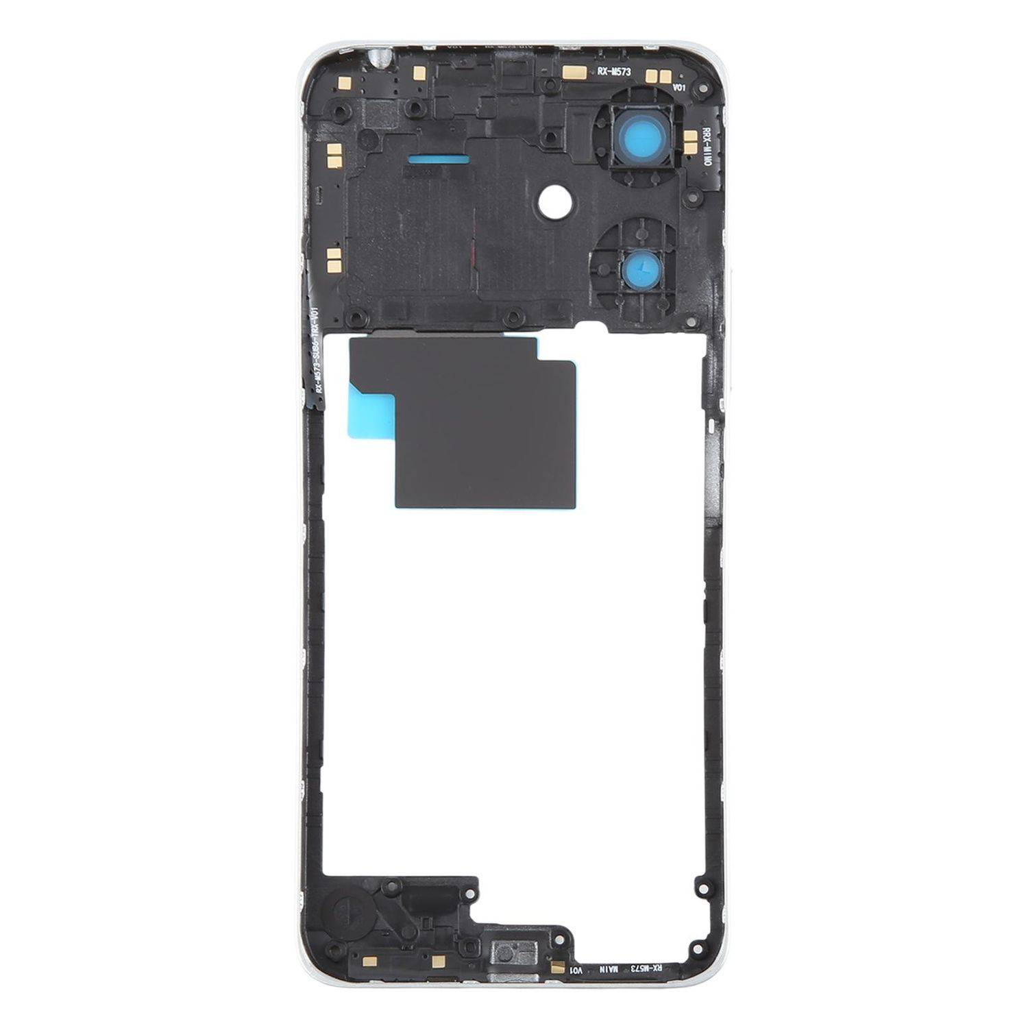 Für Xiaomi Redmi 13C 5G Mittelrahmen Bezel Plate Gehäuserahmen Ersatzteil Silber