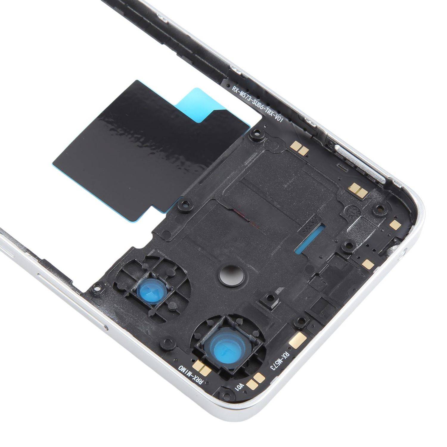 Für Xiaomi Redmi 13C 5G Mittelrahmen Bezel Plate Gehäuserahmen Ersatzteil Silber
