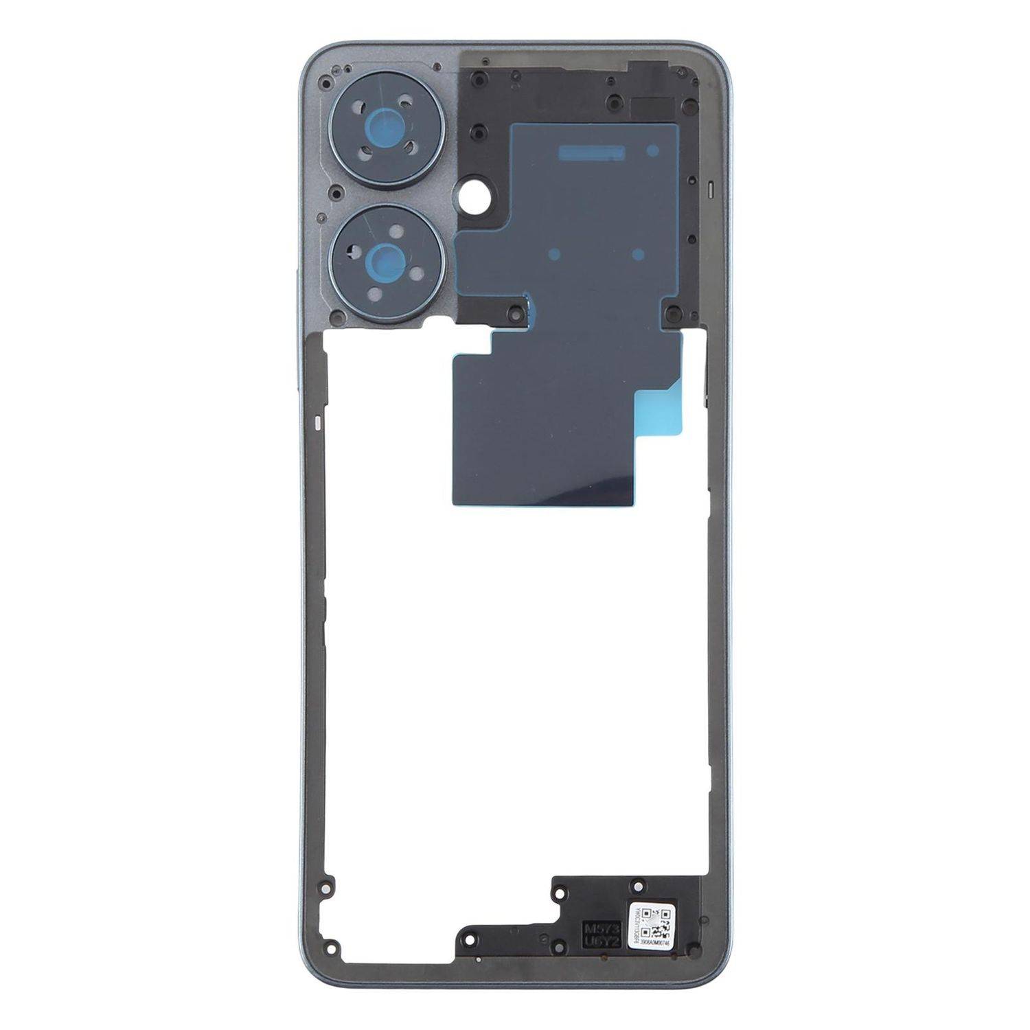 Für Xiaomi Redmi 13C 5G Mittelrahmen Bezel Plate Gehäuserahmen Ersatzteil Blau