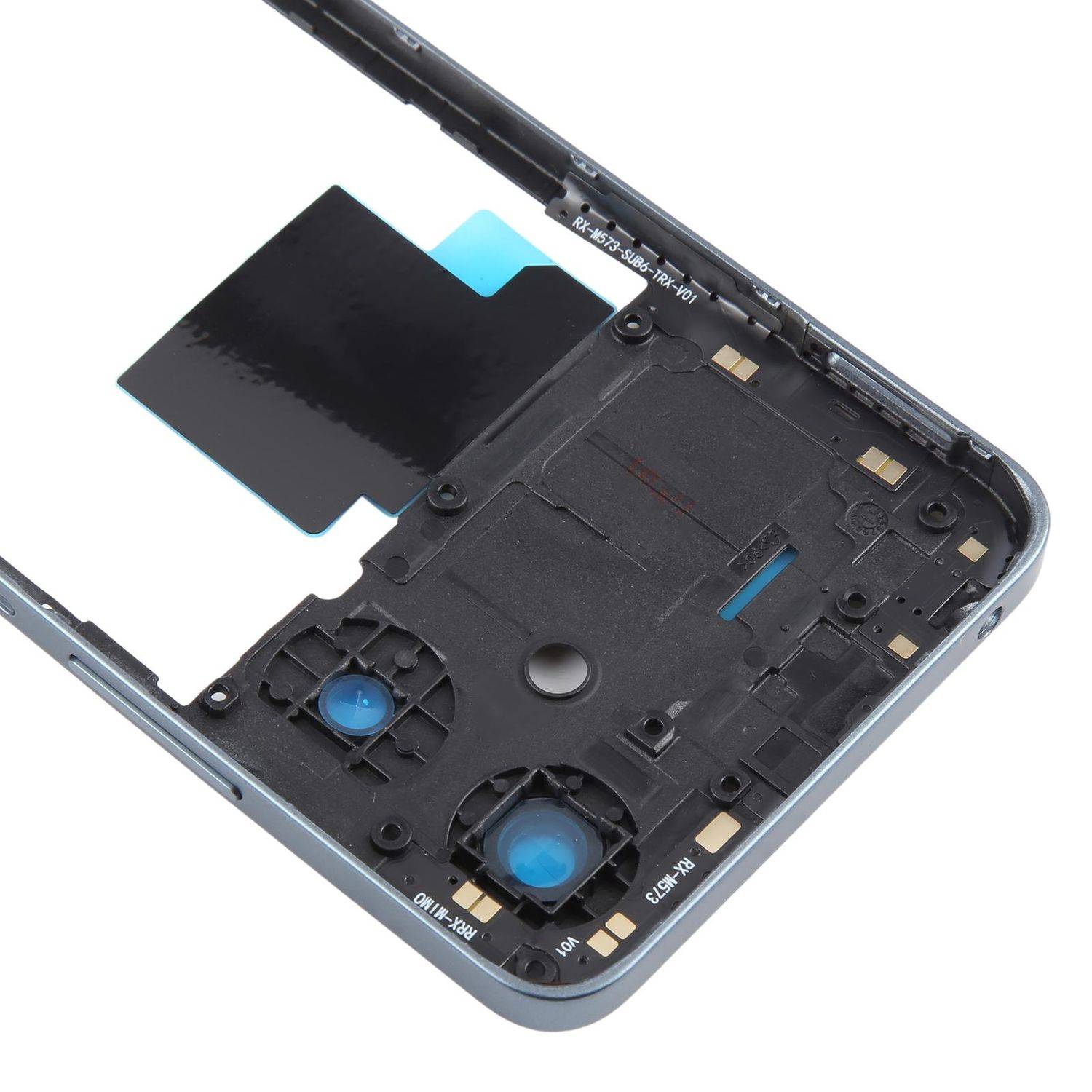 Für Xiaomi Redmi 13C 5G Mittelrahmen Bezel Plate Gehäuserahmen Ersatzteil Blau