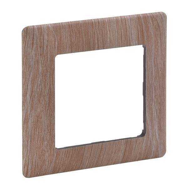 Legrand 754181 Rahmen 1-fach Valena Life Light Wood Thermoplast Install.Baumaterial Schalter