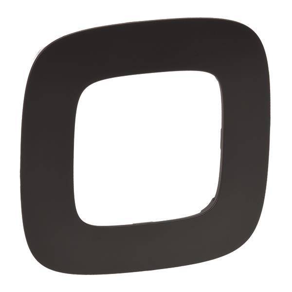 Legrand 754401 Rahmen 1-fach Valena Allure schwarz Thermoplast Install.Baumaterial Schalter