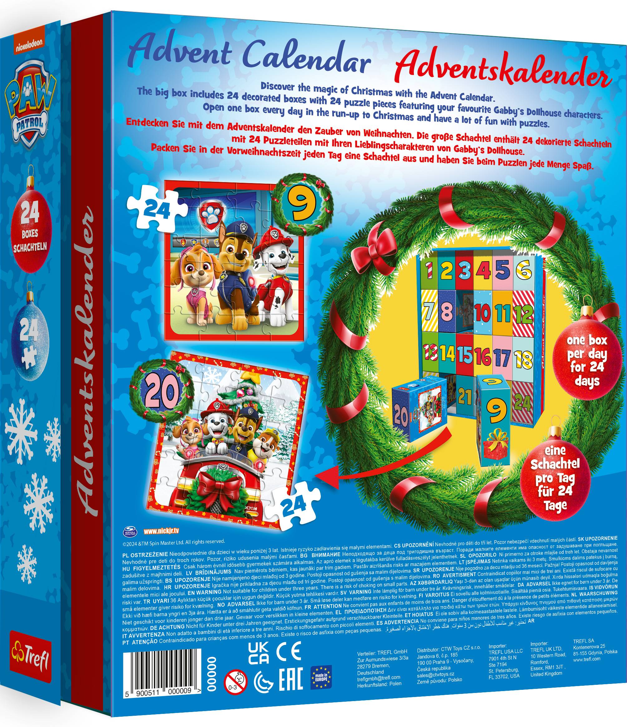 Trefl, Paw Patrol, Adventskalender