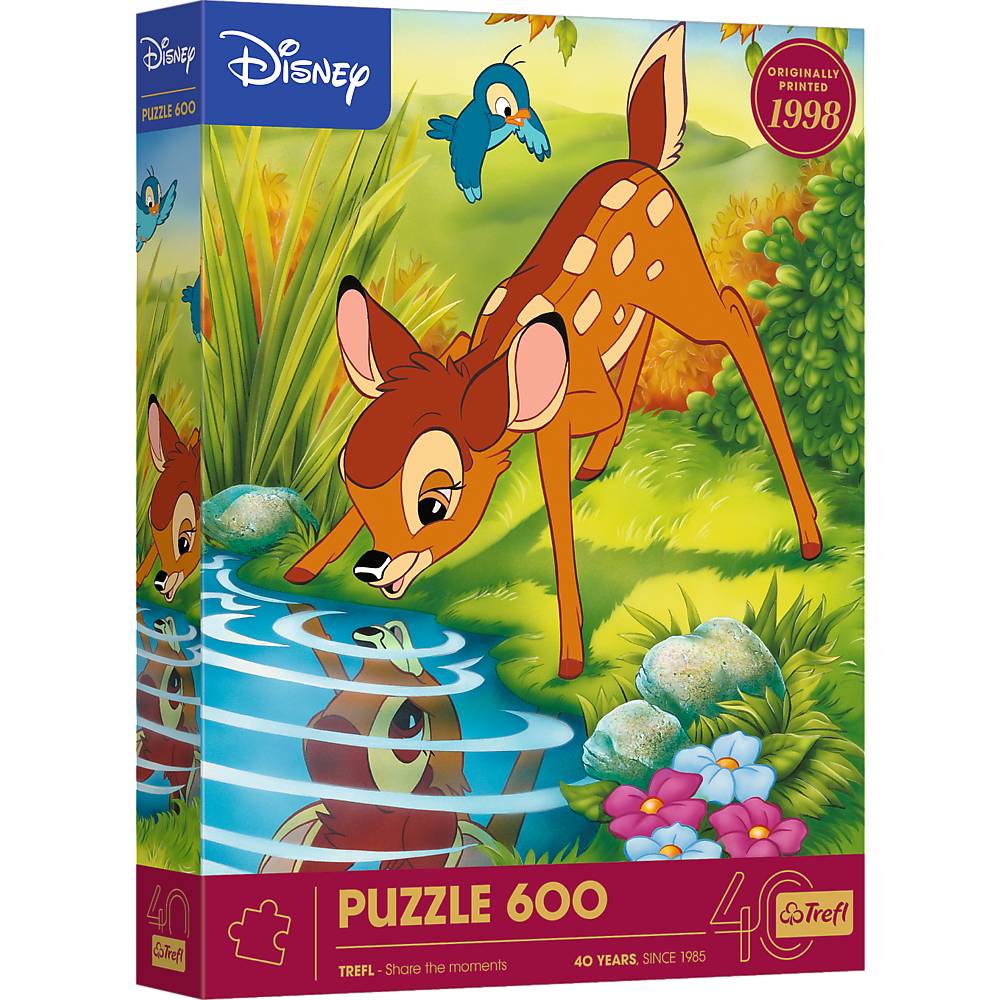 Trefl, Disney Bambi, Trefl 40 Jahre, 600 Teile Puzzle