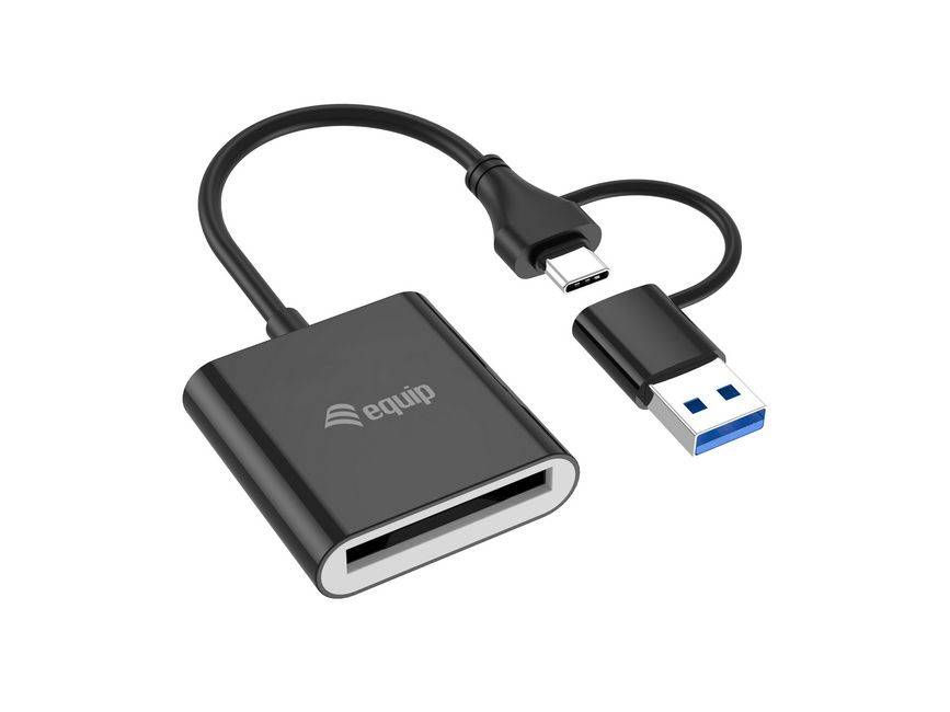 Equip 245461, CFexpress 2.0 Type B, Schwarz, 10000 Mbit/s, USB 3.2 Gen 2 (3.1 Gen 2) Type-C, 38,6 mm, 11 mm