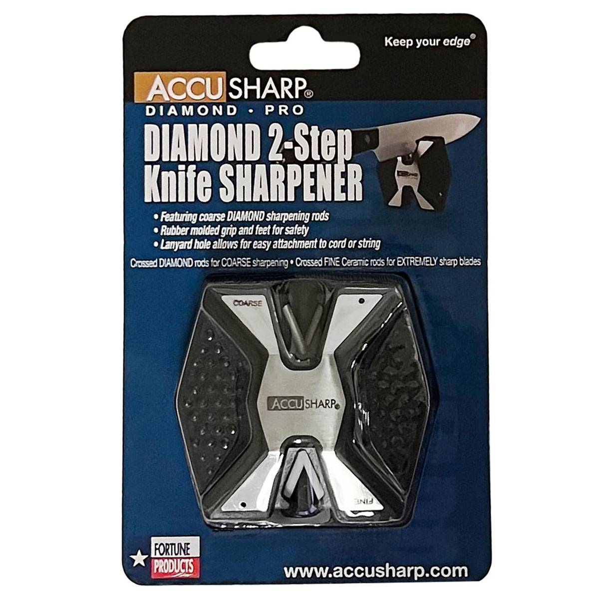 AccuSharp Diamond Pro 2-Step Knife Sharpener - Diamant-Messerschärfer