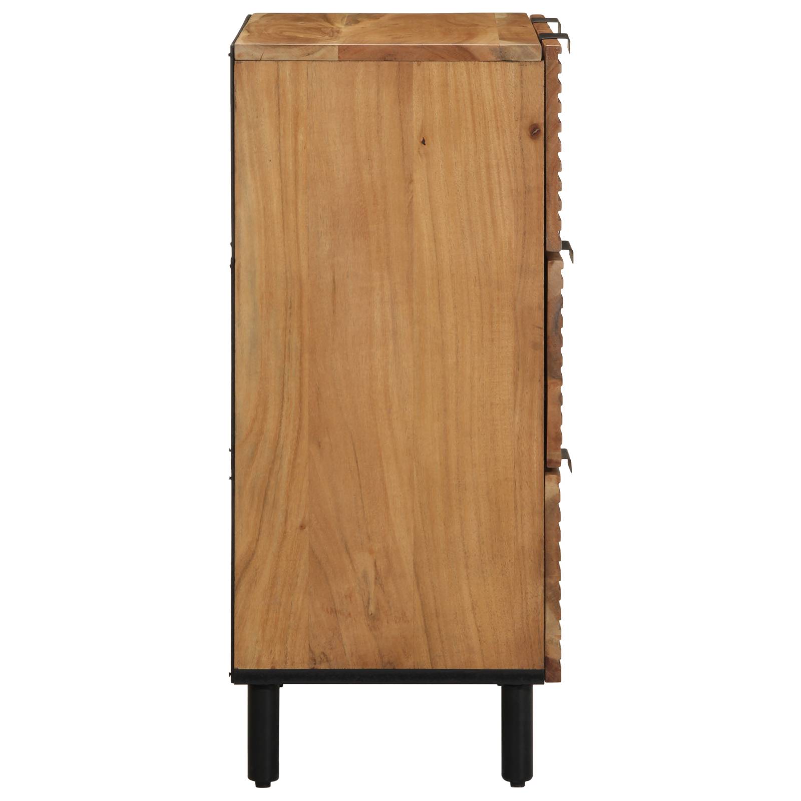 vidaXL 2er Set Akazien Sideboards 60x33x75 cm