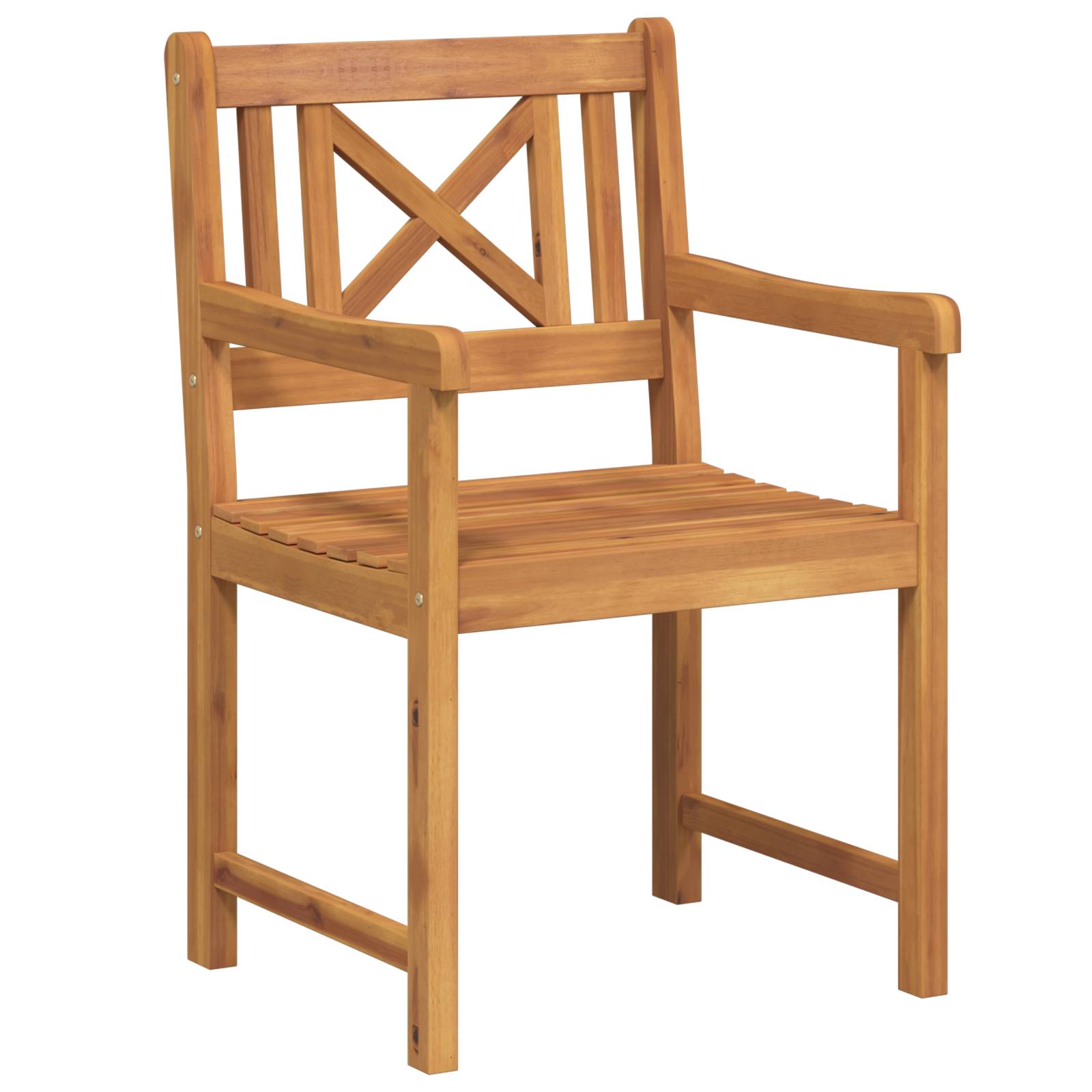 vidaXL Gartenstühle 8 Stück 56x55.5x90 cm Massivholz Akazie