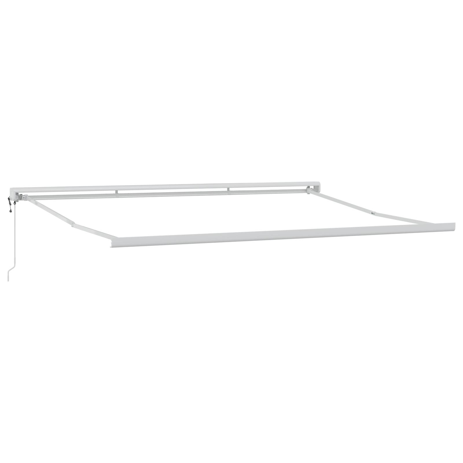 vidaXL Automatische Einziehbare Markise Orange und Braun 400x300 cm