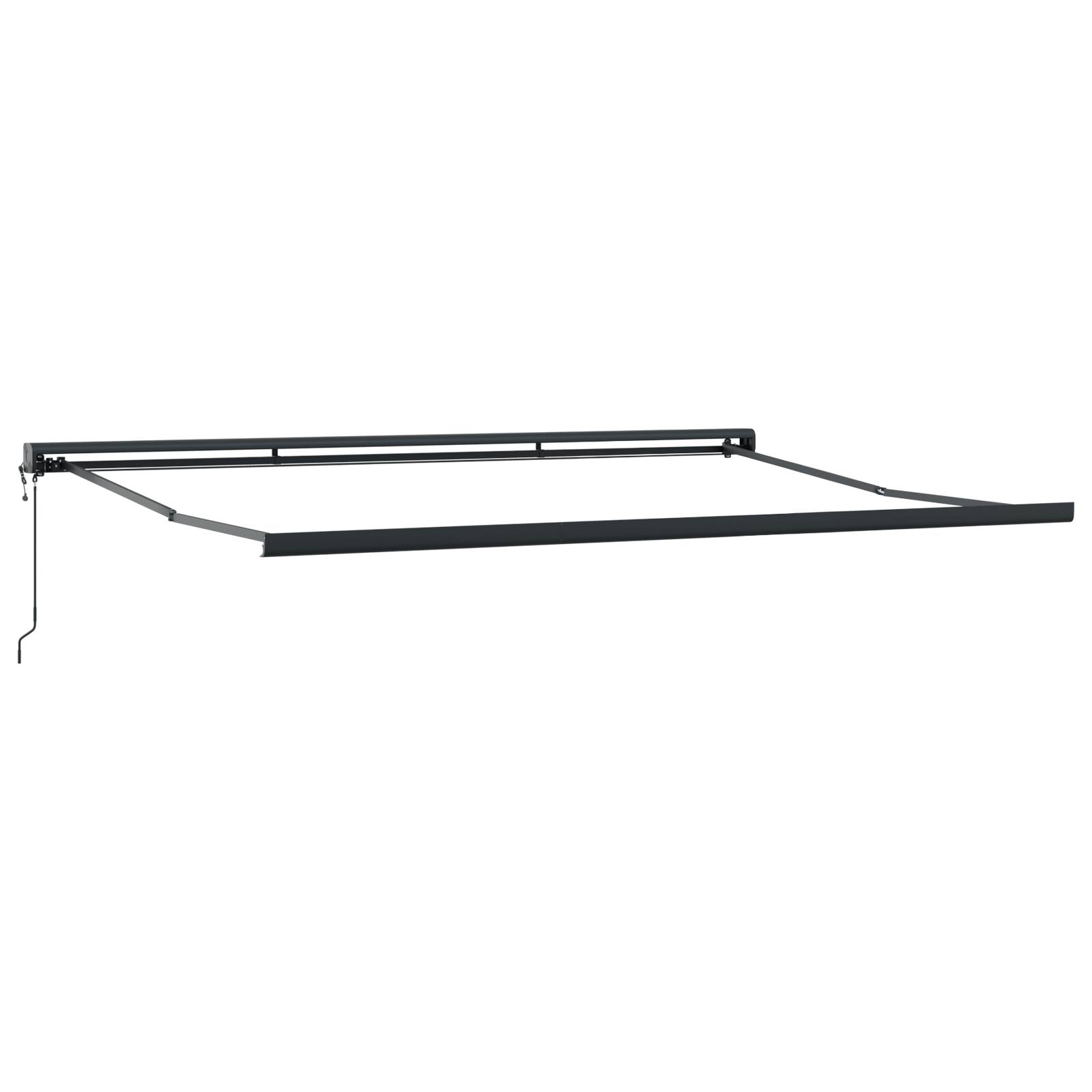 vidaXL Automatische Einziehbare Markise mit Streifen 500x300 cm