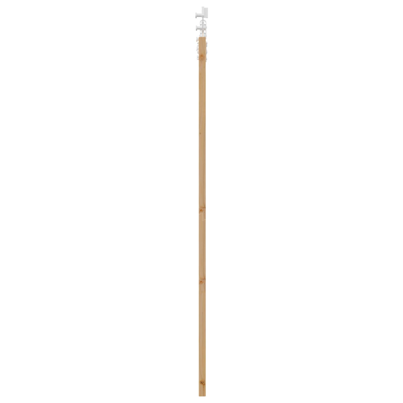 vidaXL Schiebetür mit Hardware-Set 61x198,5 cm Massivholz Kiefer