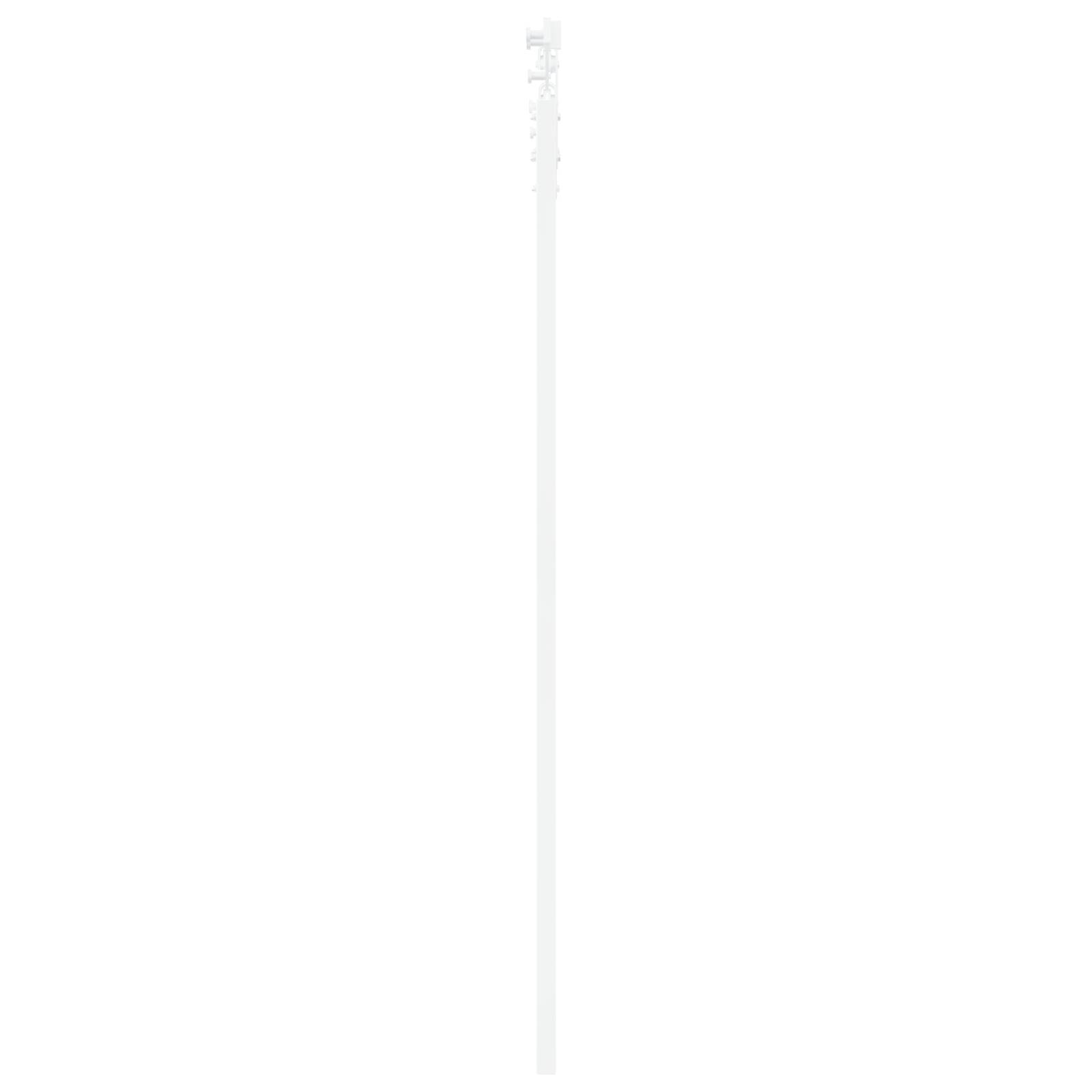 vidaXL Schiebetür mit Beschlägen Set Weiß 61x198.5 cm Massivholz Kiefer