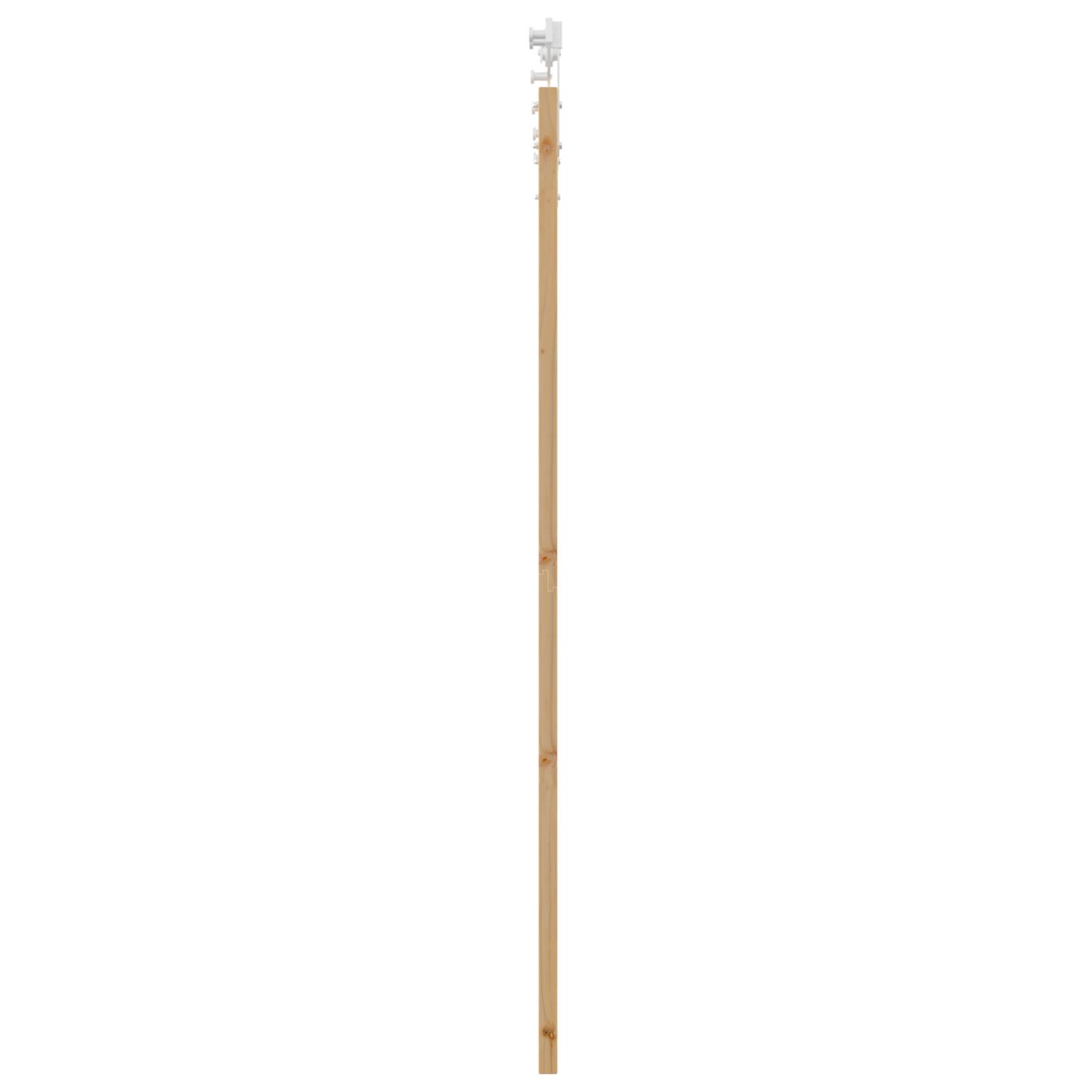 vidaXL Schiebetür mit Hardware Set 93x202 cm Massivholz Kiefer